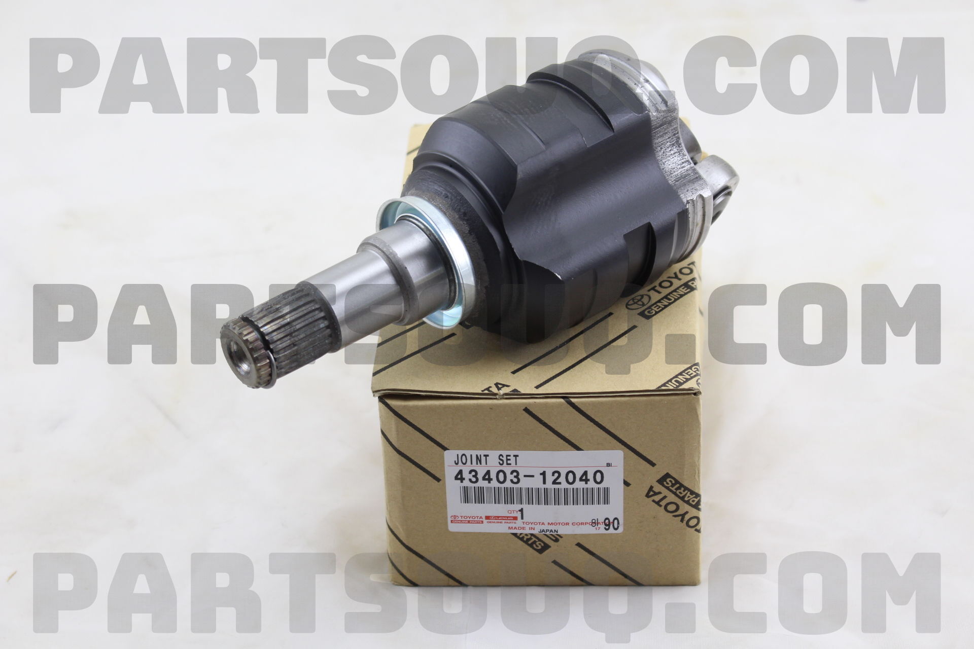 JOINT ASSY, FRONT DRIVE INBOARD, RH/LH 4340312040 | Toyota Parts