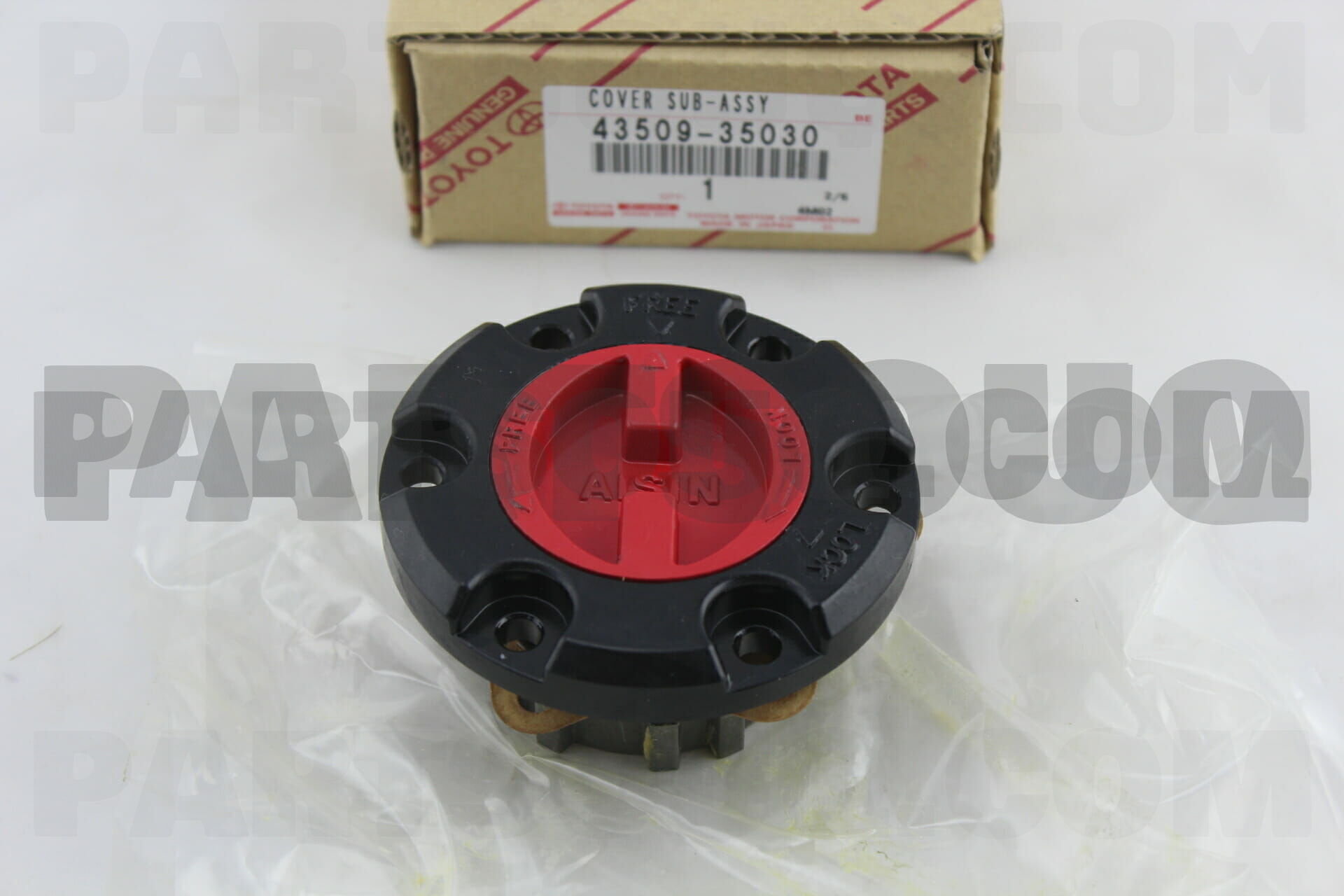 COVER SUB-ASSY, FREE WHEEL HUB, RH/LH 4350935030 | Toyota