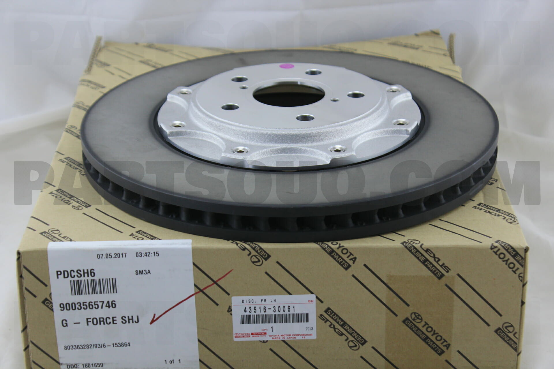 DISC, FRONT 4351630061 | Toyota Parts | PartSouq