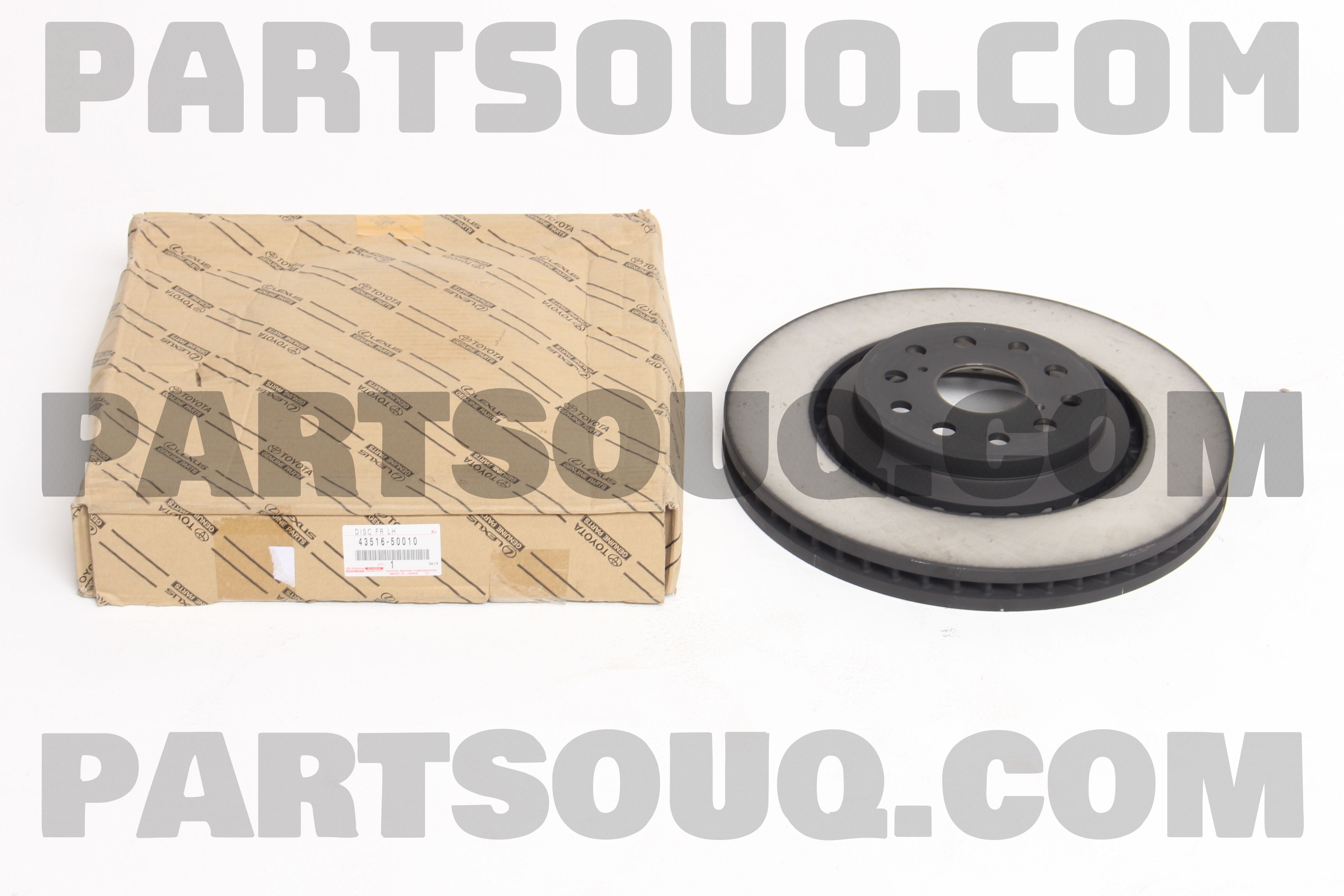 BRAKE DISC FRONT LE 43516-50010 LS460 201301-201812 ADVICS A6F226 ...