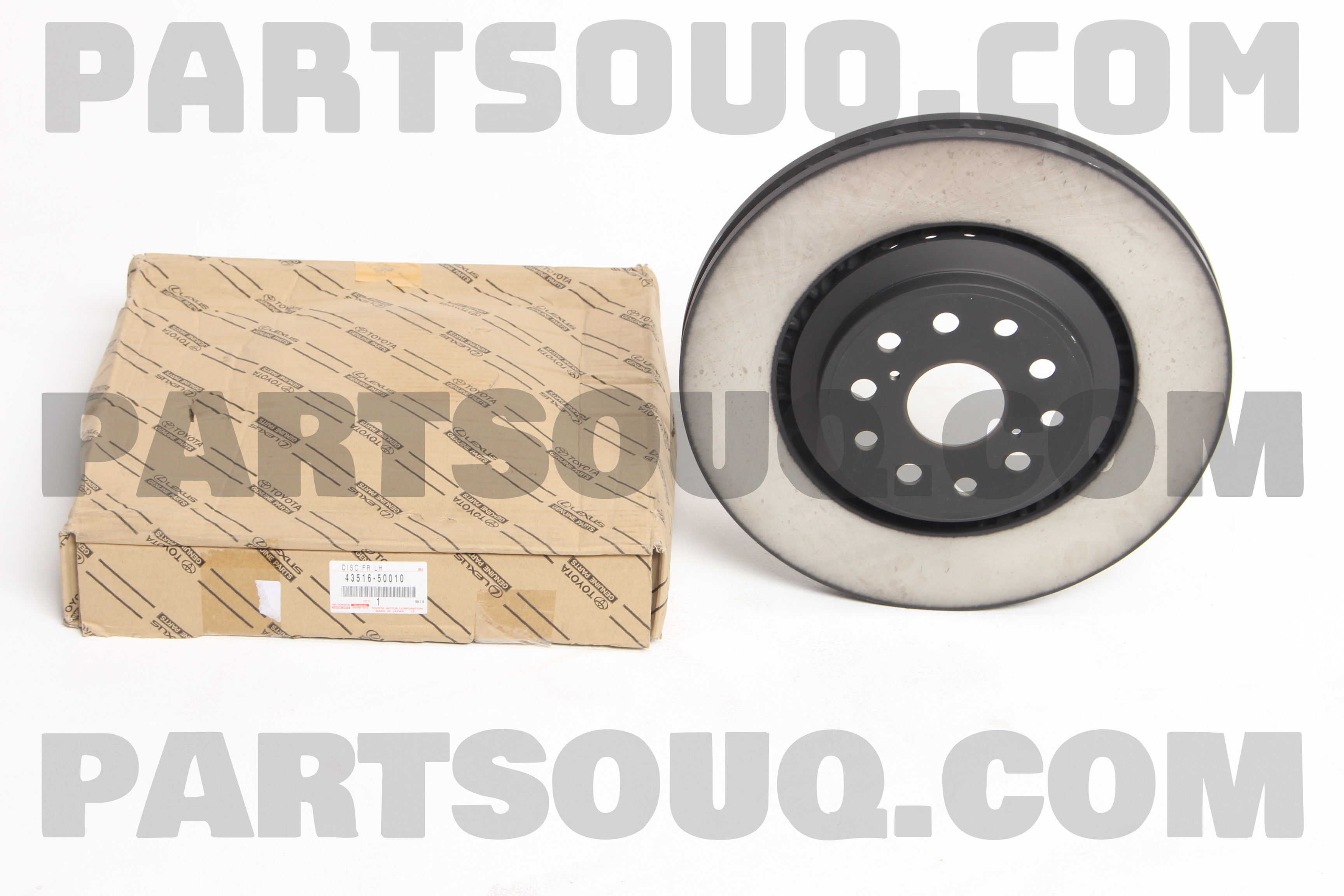 BRAKE DISC FRONT LE 43516-50010 LS460 201301-201812 ADVICS A6F226 ...