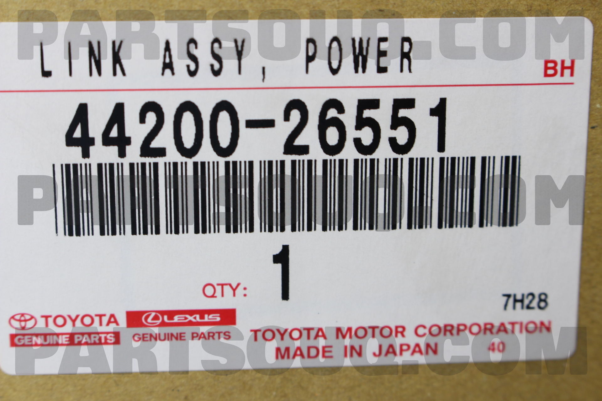 ー品販売  LINK ASSY POWER 4420026551 | Toyota Parts | PartSouq ネックレス
