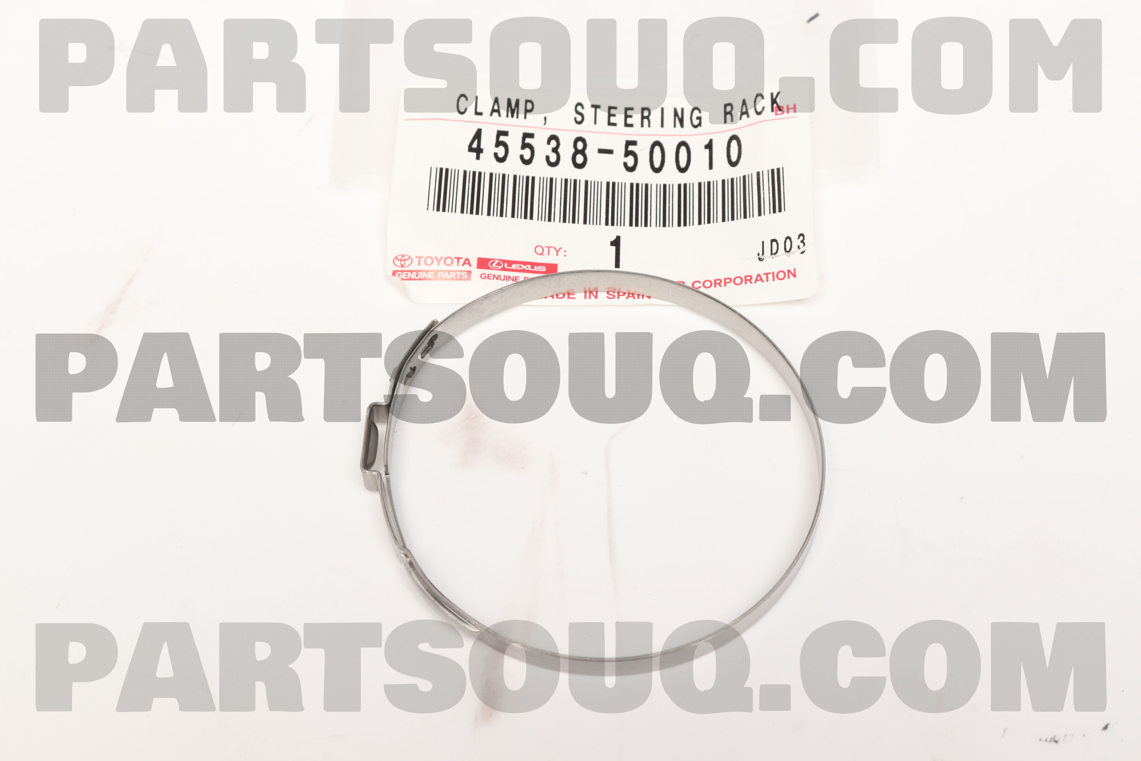 CLAMP(FOR STEERING RACK BOOT NO.1) 4553850010 | Toyota Parts