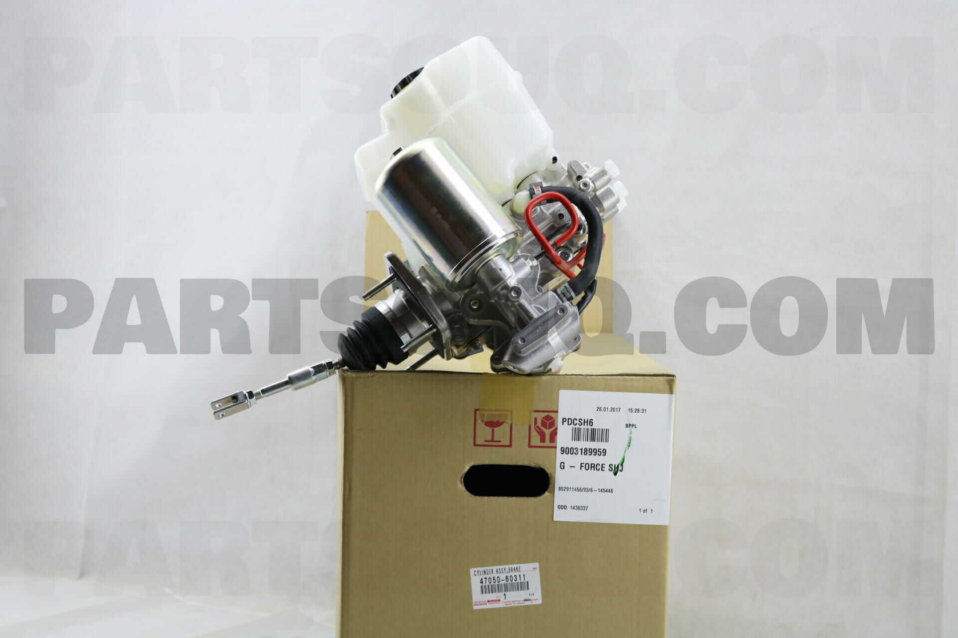 Genuine Toyota 47050-33111 Master Cylinder Brake Booster Assembly Genuine Toyota 47050-33111 Master Cylinder Brake Booster Assembly