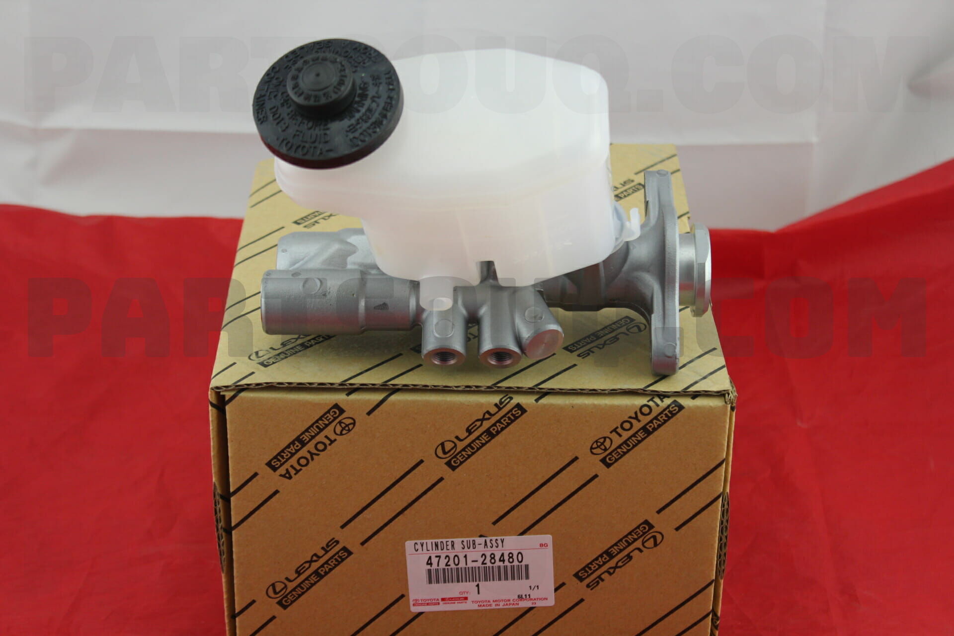 CYLINDER SUB-ASSY, BRAKE MASTER 47201BZ140 | Toyota Parts