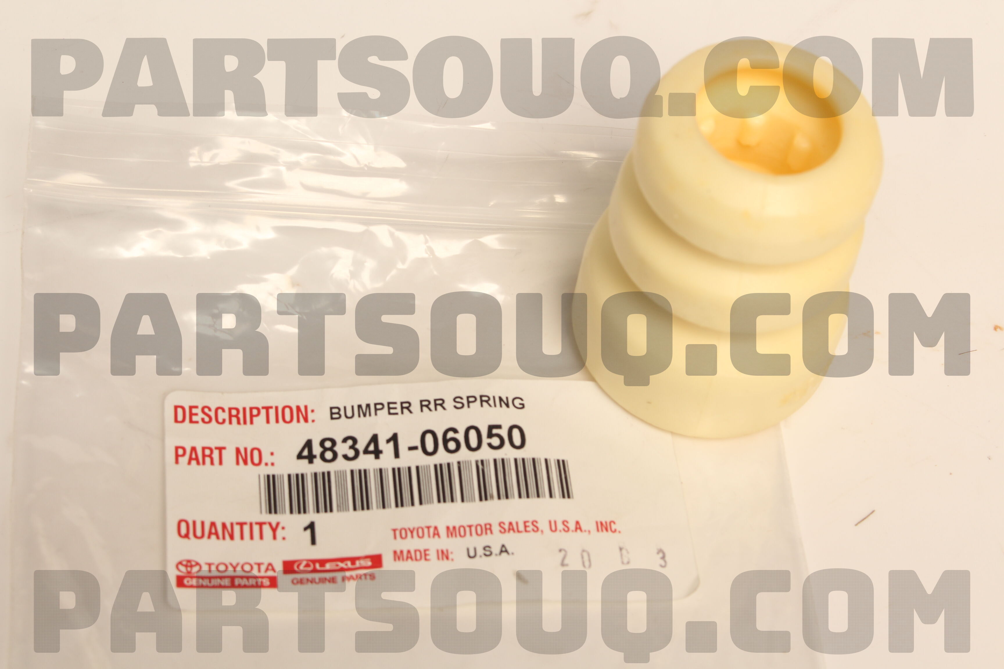 BUMPER, REAR SPRING, NO.1, RH/LH 4834106050 | Toyota Parts | PartSouq