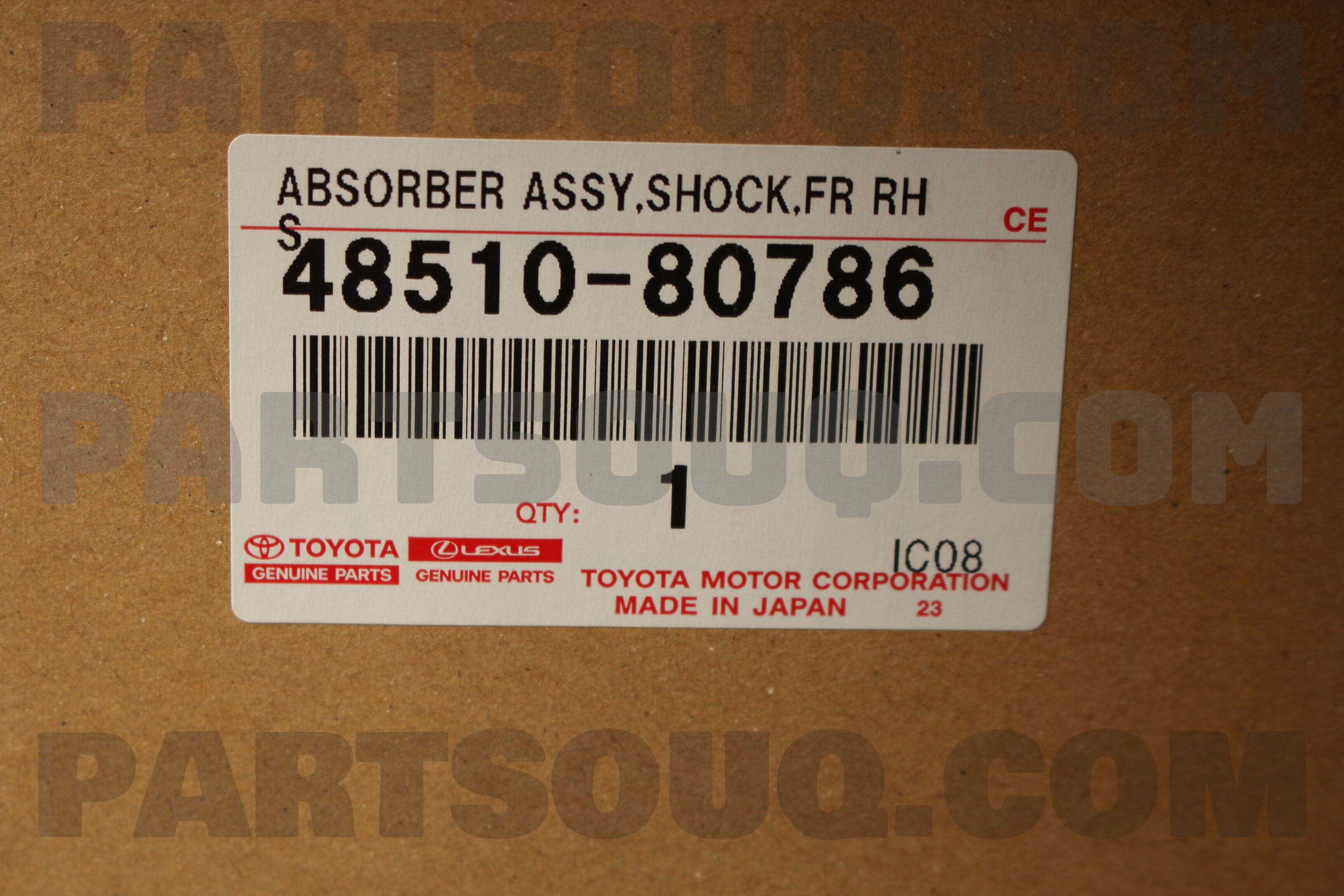 sajim出品 4851080786 Genuine Toyota ABSORBER SET SHOCK 48510-80786 | eBay
