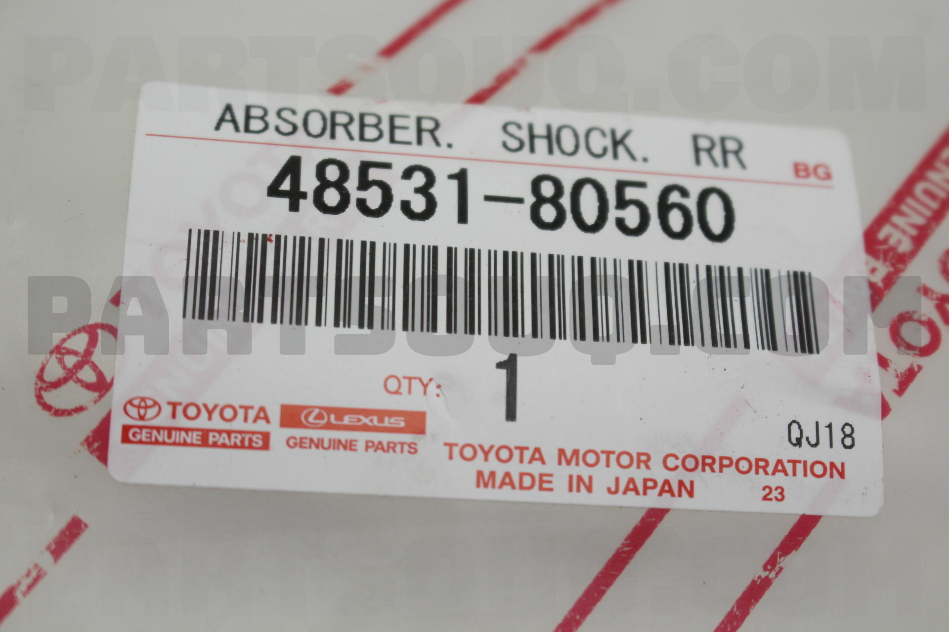 SHOCK ABSORBER 343358 | Kayaba Parts | PartSouq