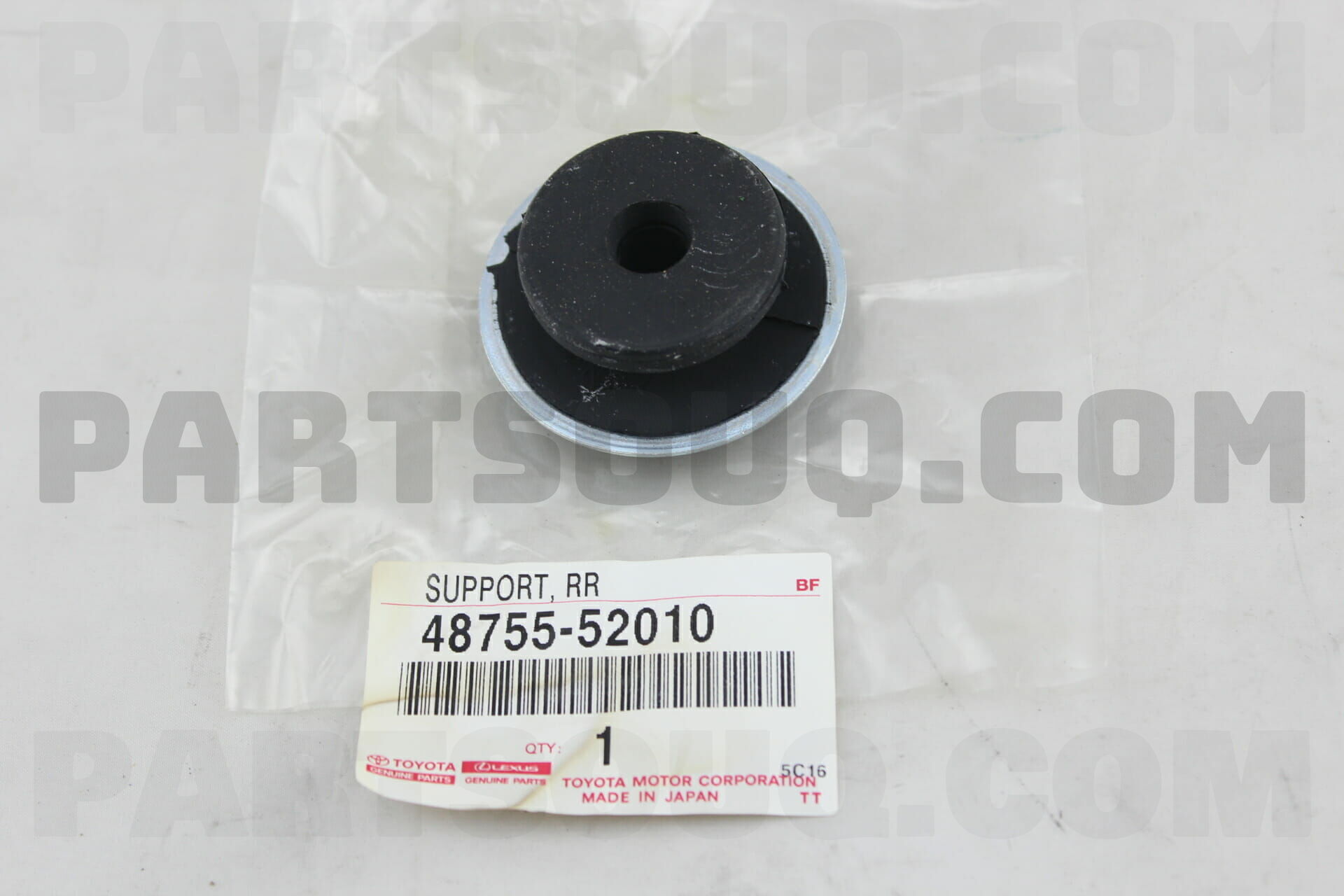 くりら BUSH, REAR AXLE CARRIER, RH/LH 4872512640 | Toyota Parts