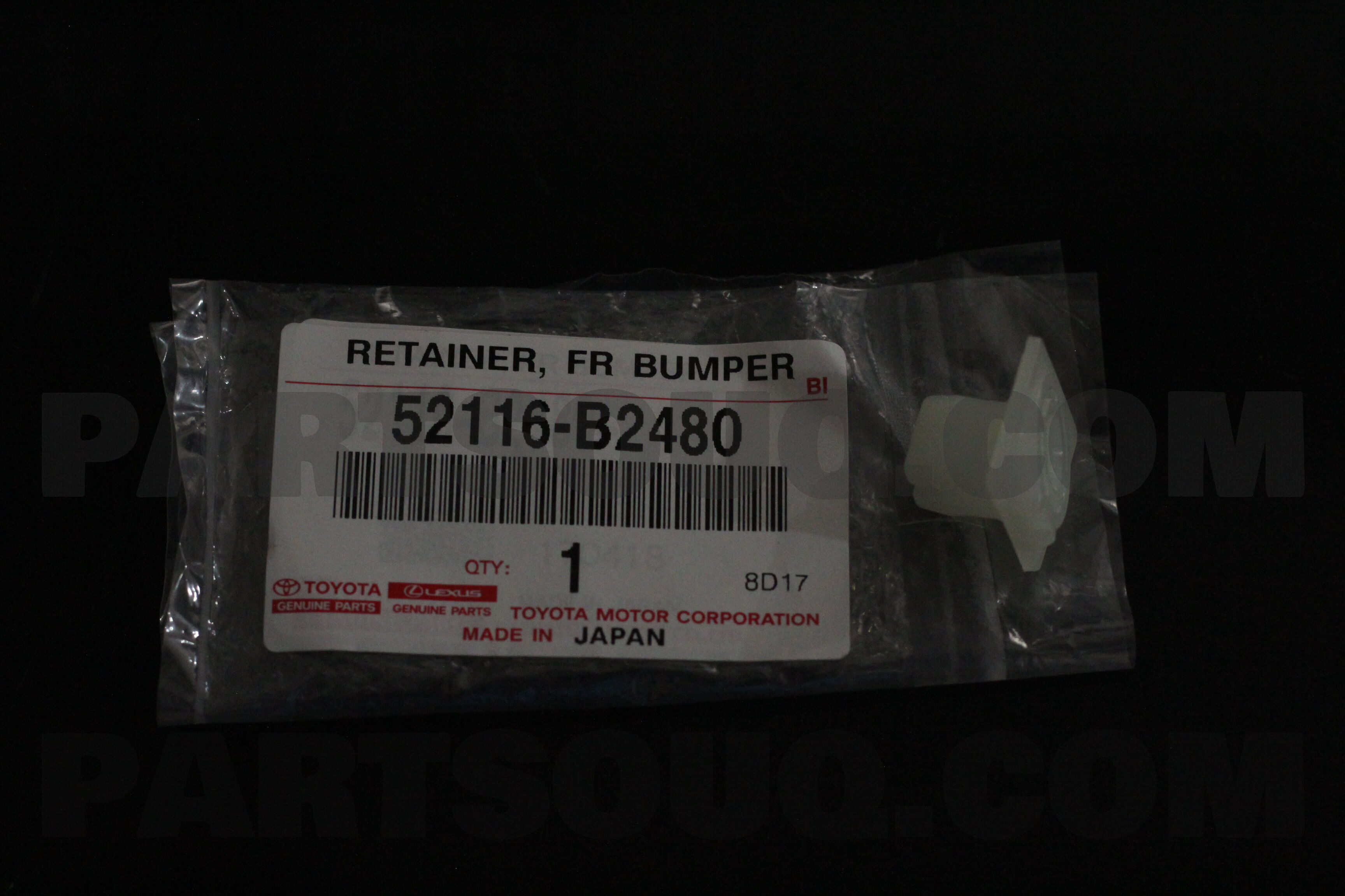 RETAINER, FR BUMPER 52116B2480 | Toyota Parts | PartSouq