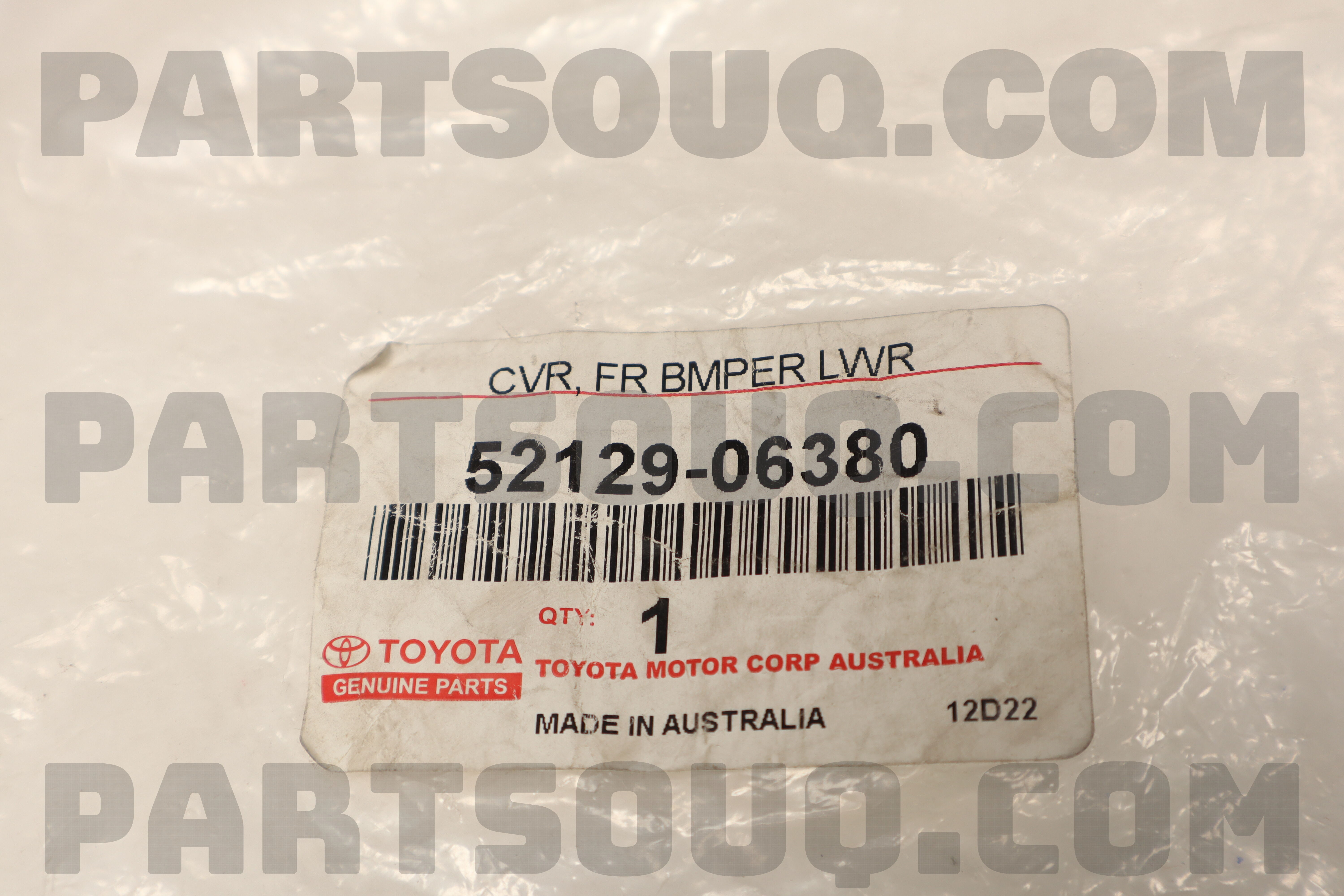 COVER FR BUMPER LW 5212906380 | Toyota Parts | PartSouq