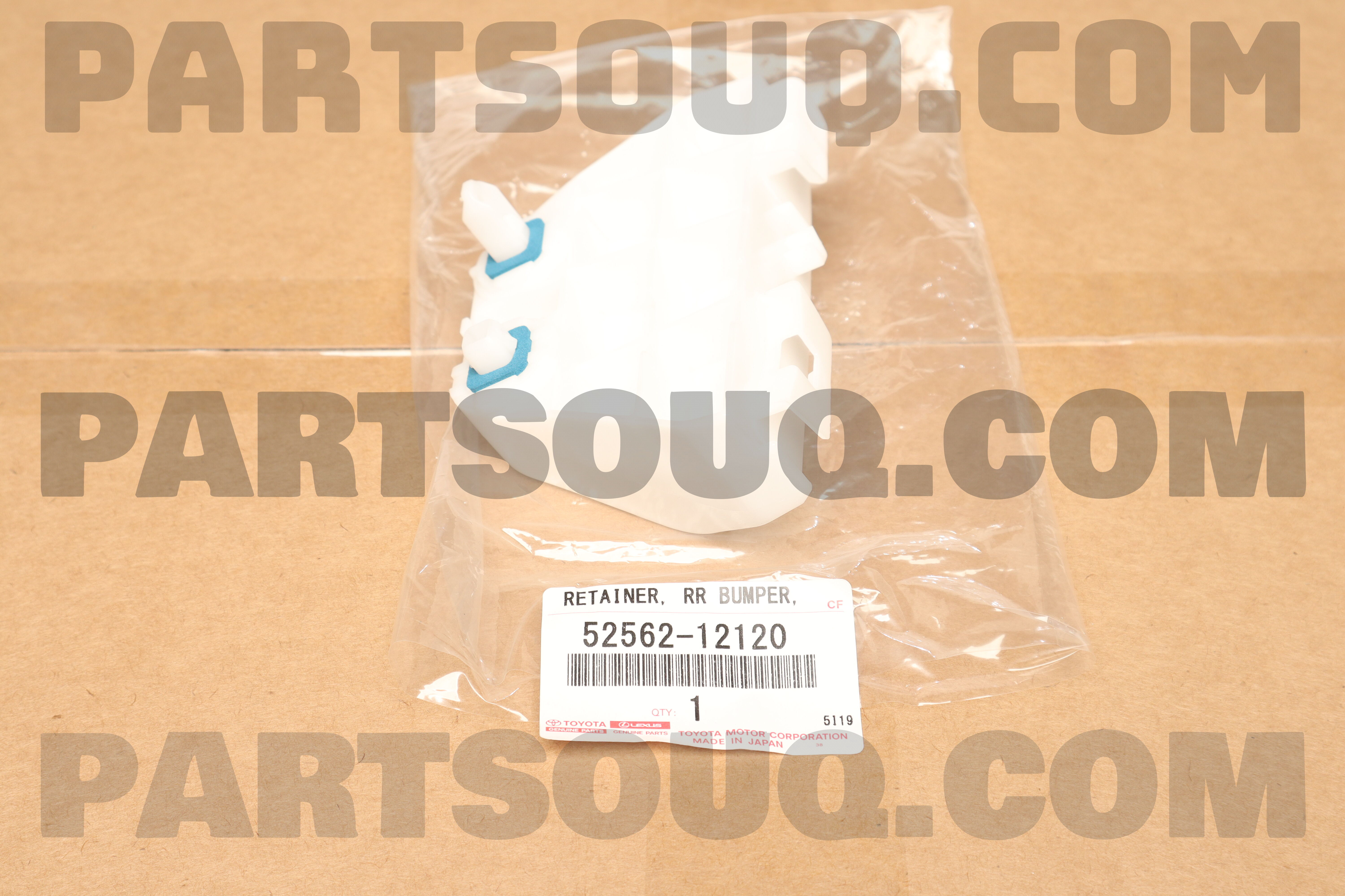 RETAINER, REAR BUMPER, UPPER RH 5256212120 | Toyota Parts | PartSouq