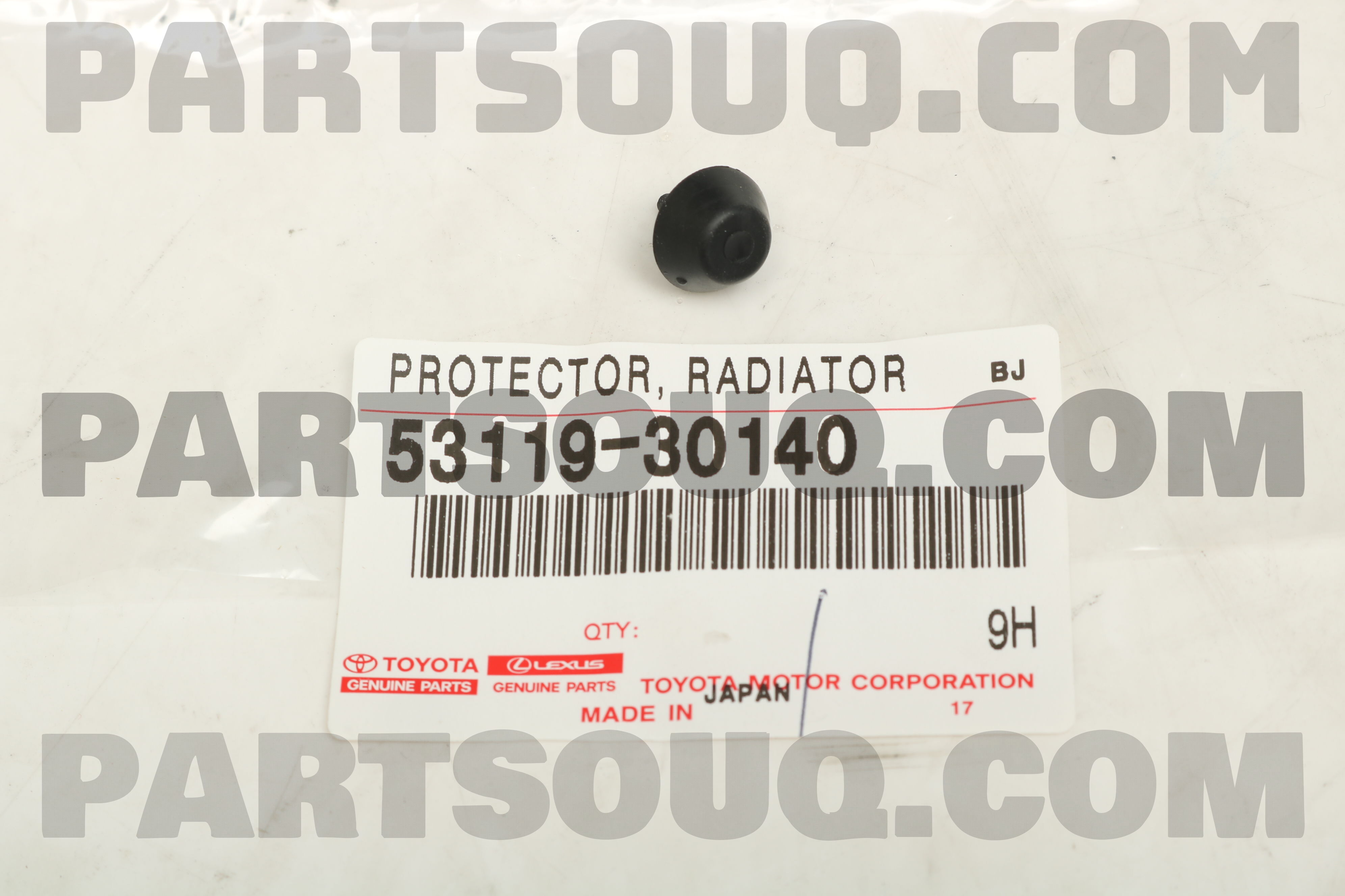 CUSHION, RADIATOR GRILLE TO FRONT VALANCE PANEL 5311930140 | Toyota ...