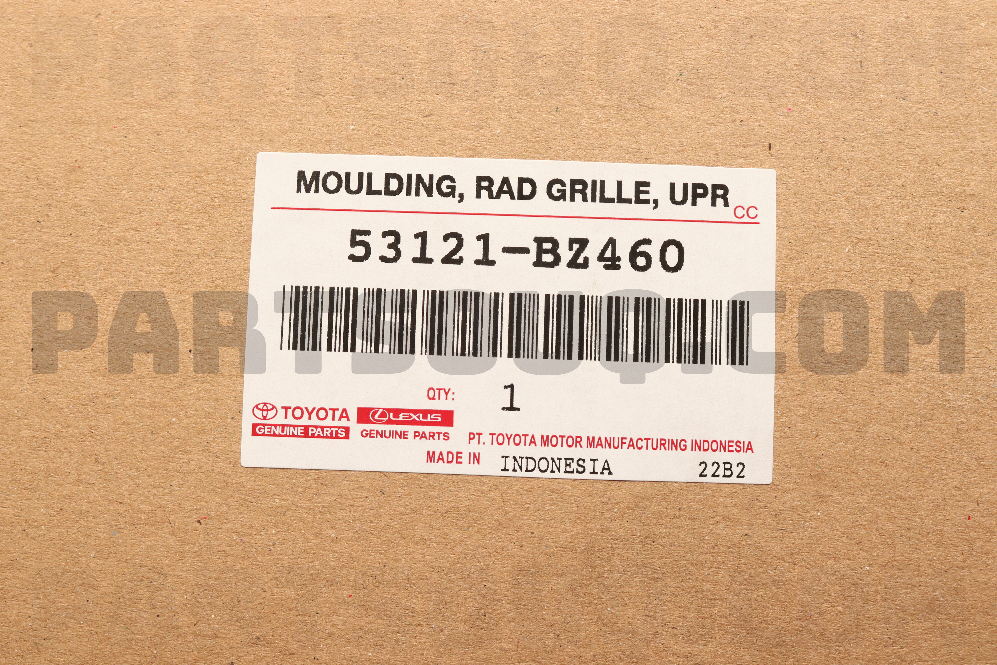 MOULDING RADIATOR G 53121BZ460 | Toyota Parts | PartSouq