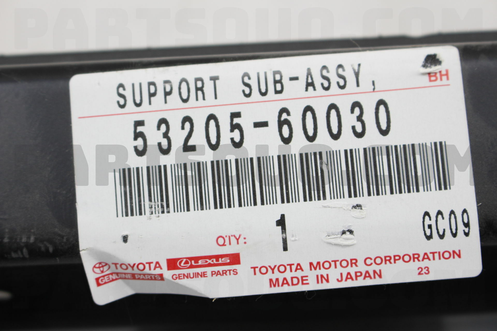 5320560030 Toyota SUPPORT SUB-ASSY, RADIATOR, UPPER