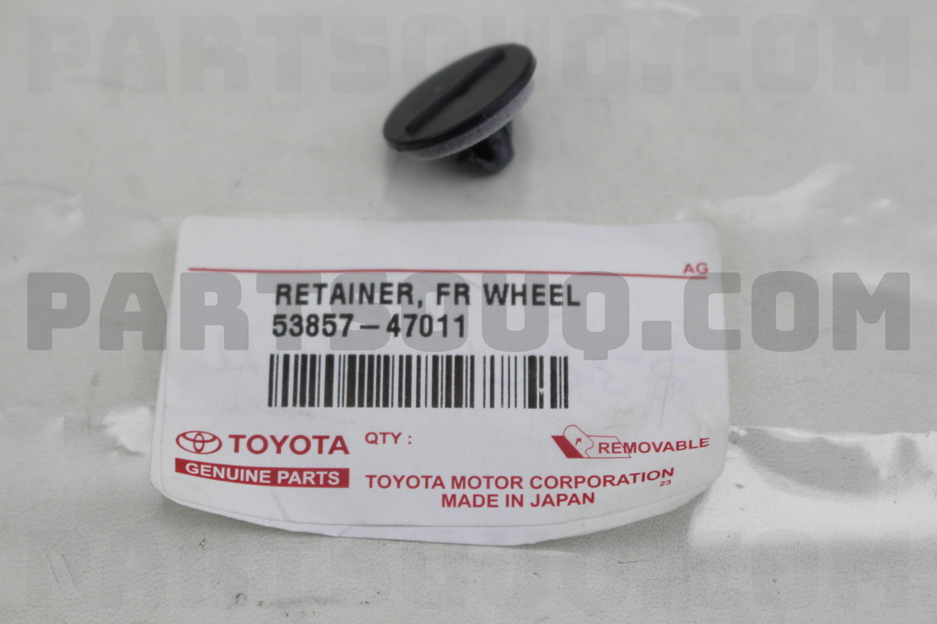 CLIP(FOR FRONT FENDER SEAL),RH/LH 5385747011 | Toyota Parts