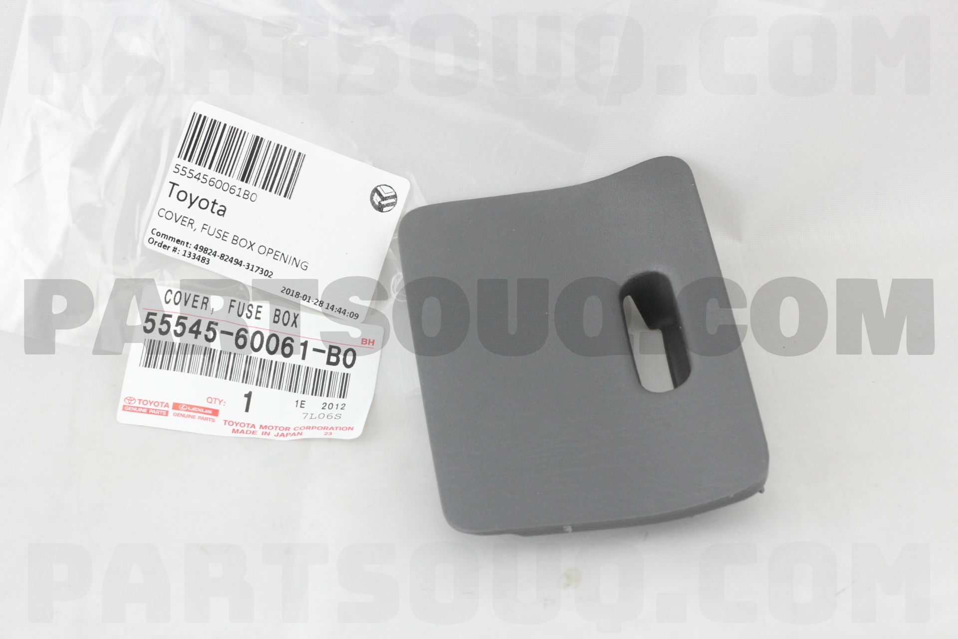 For Toyota Genuine Fuse Box Cover 5554504060B0 