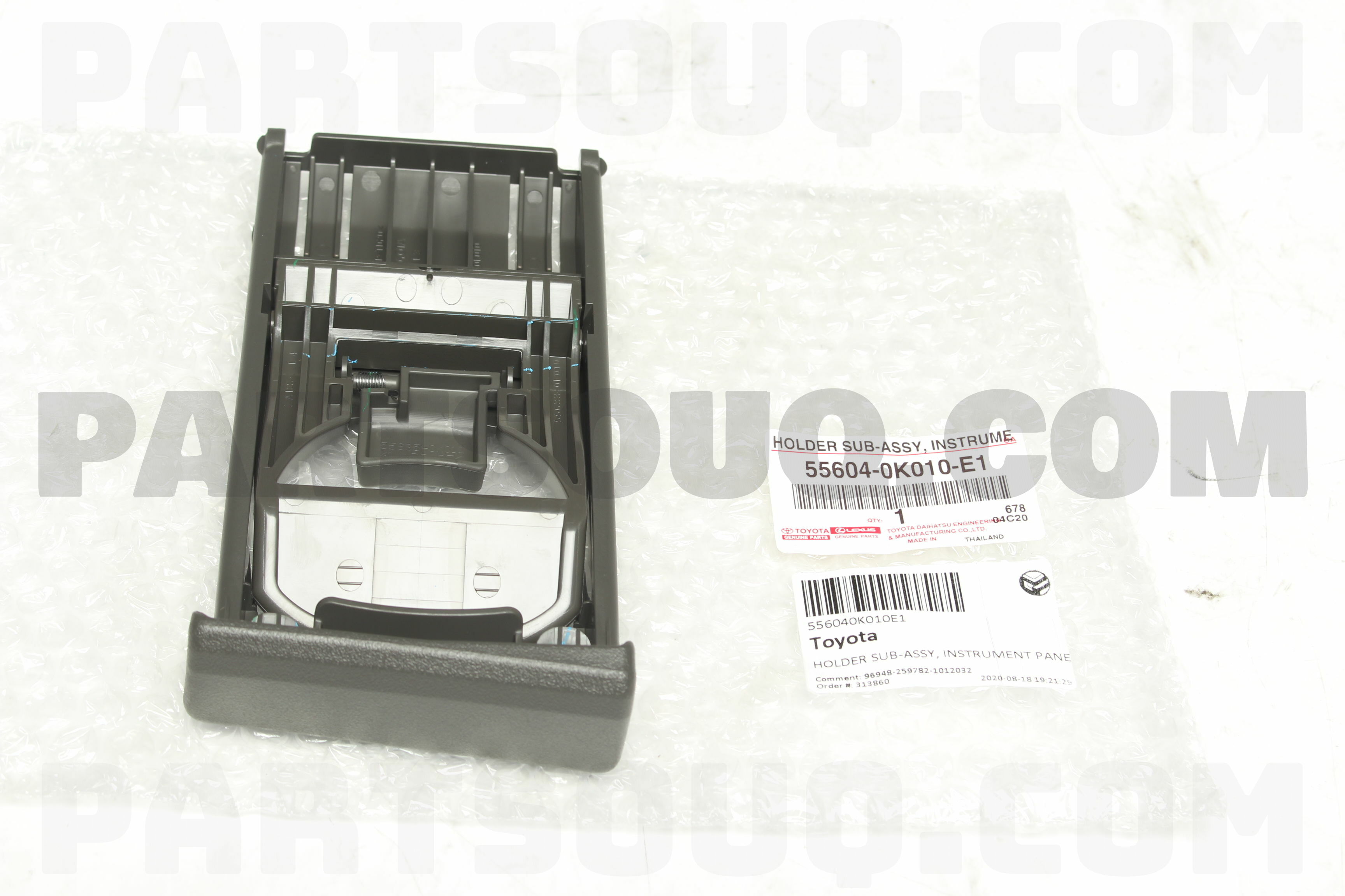 HOLDER SUB-ASSY, INSTRUMENT PANEL CUP 556040K010E1 | Toyota