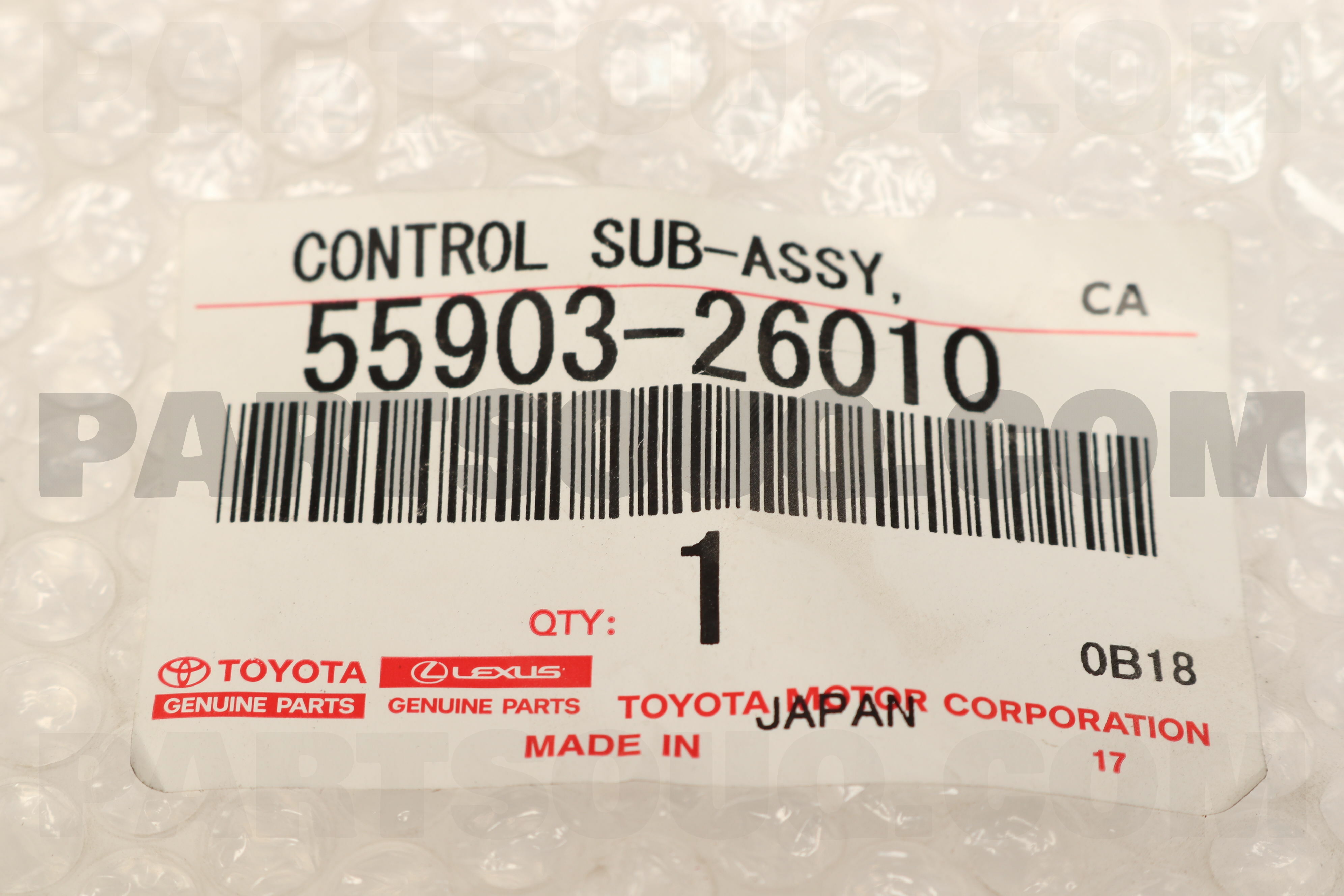 KNOB, HEATER CONTROL, NO.2 5590326010 | Toyota Parts | PartSouq KNOB, HEATER CONTROL, NO.2 5590326010 | Toyota Parts | PartSouq