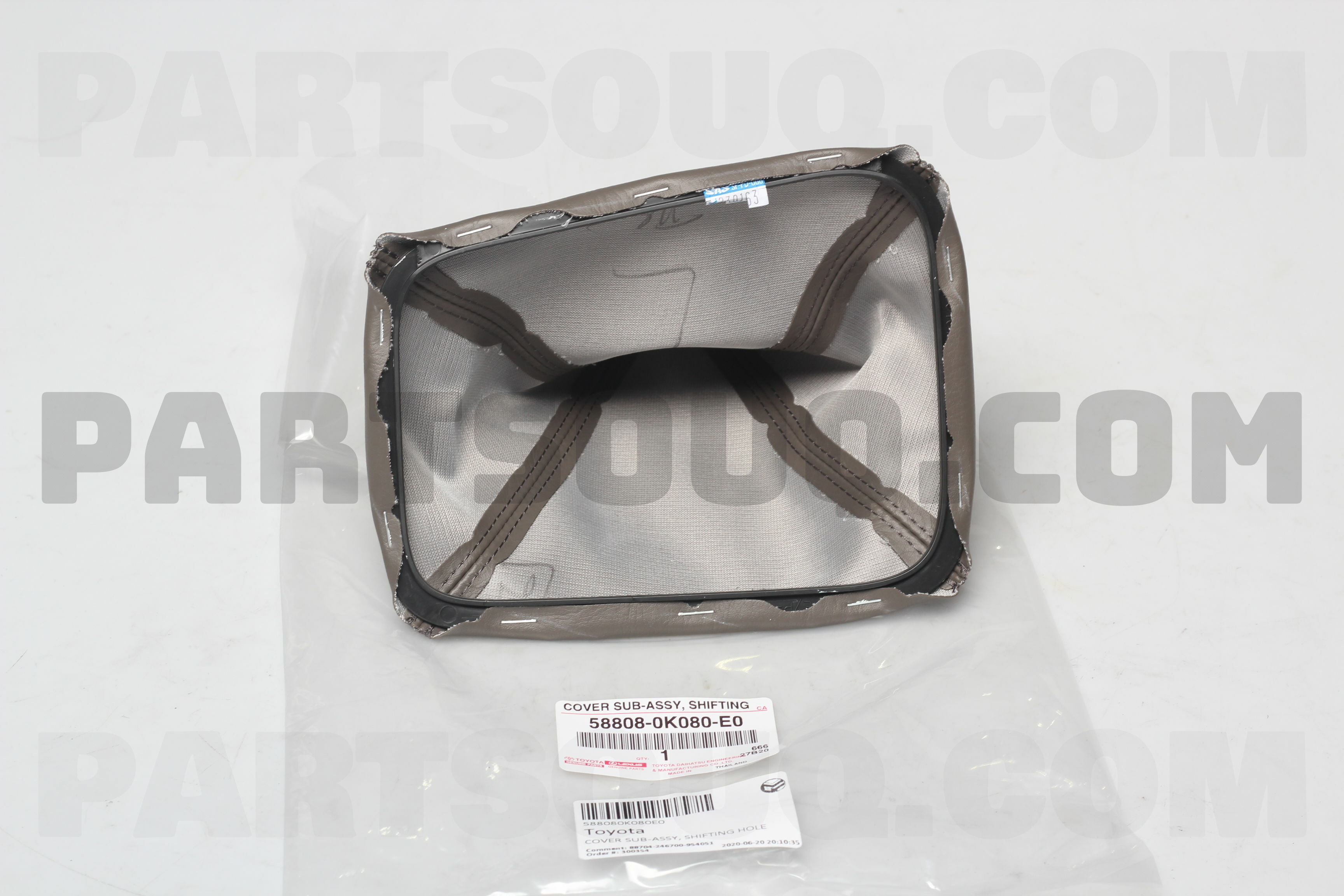 Toyota Genuine 58808-89102-06 Shifting Hole Cover Sub Assembly Toyota Genuine 58808-89102-06 Shifting Hole Cover Sub Assembly