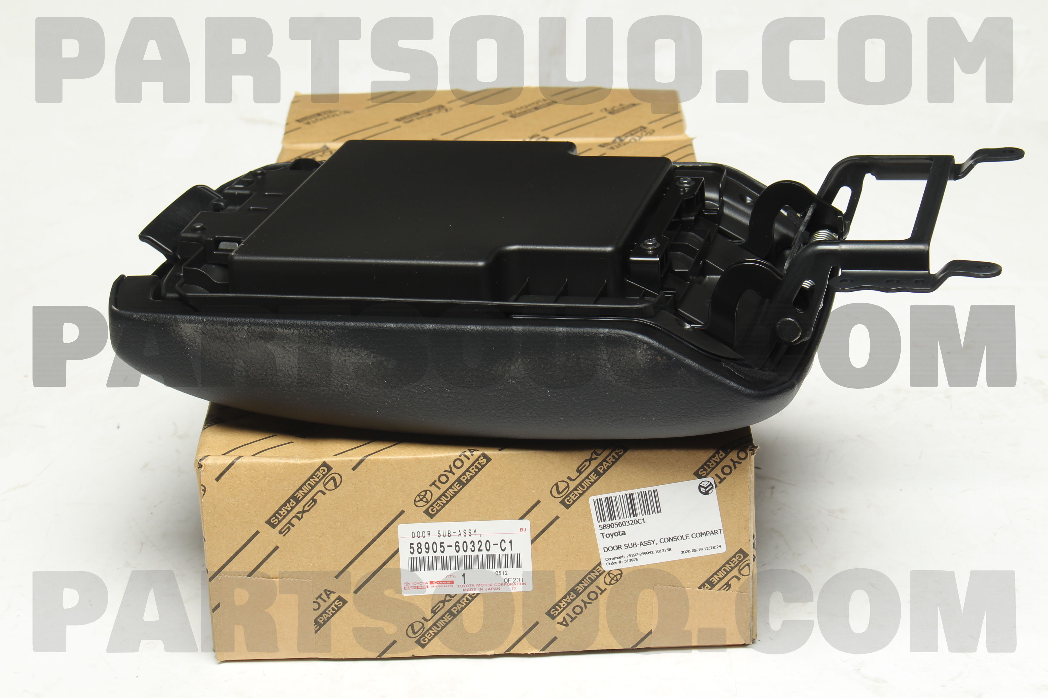 DOOR SUB-ASSY, CONSOLE COMPARTMENT 5890560320C1 | Toyota Parts
