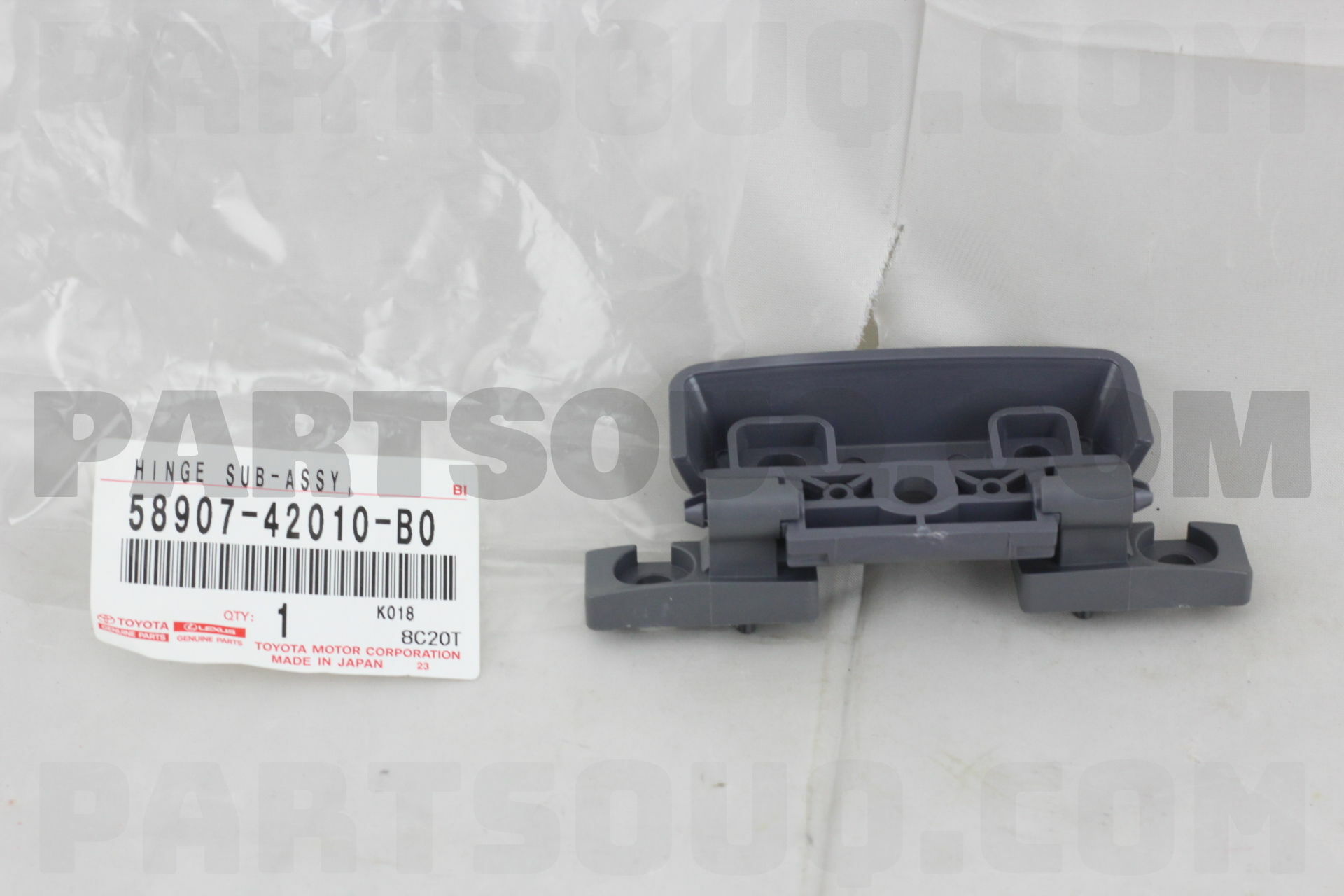 Toyota 58907-AA020 Console Compartment Door Hinge Sub Assembly Toyota 58907-AA020 Console Compartment Door Hinge Sub Assembly