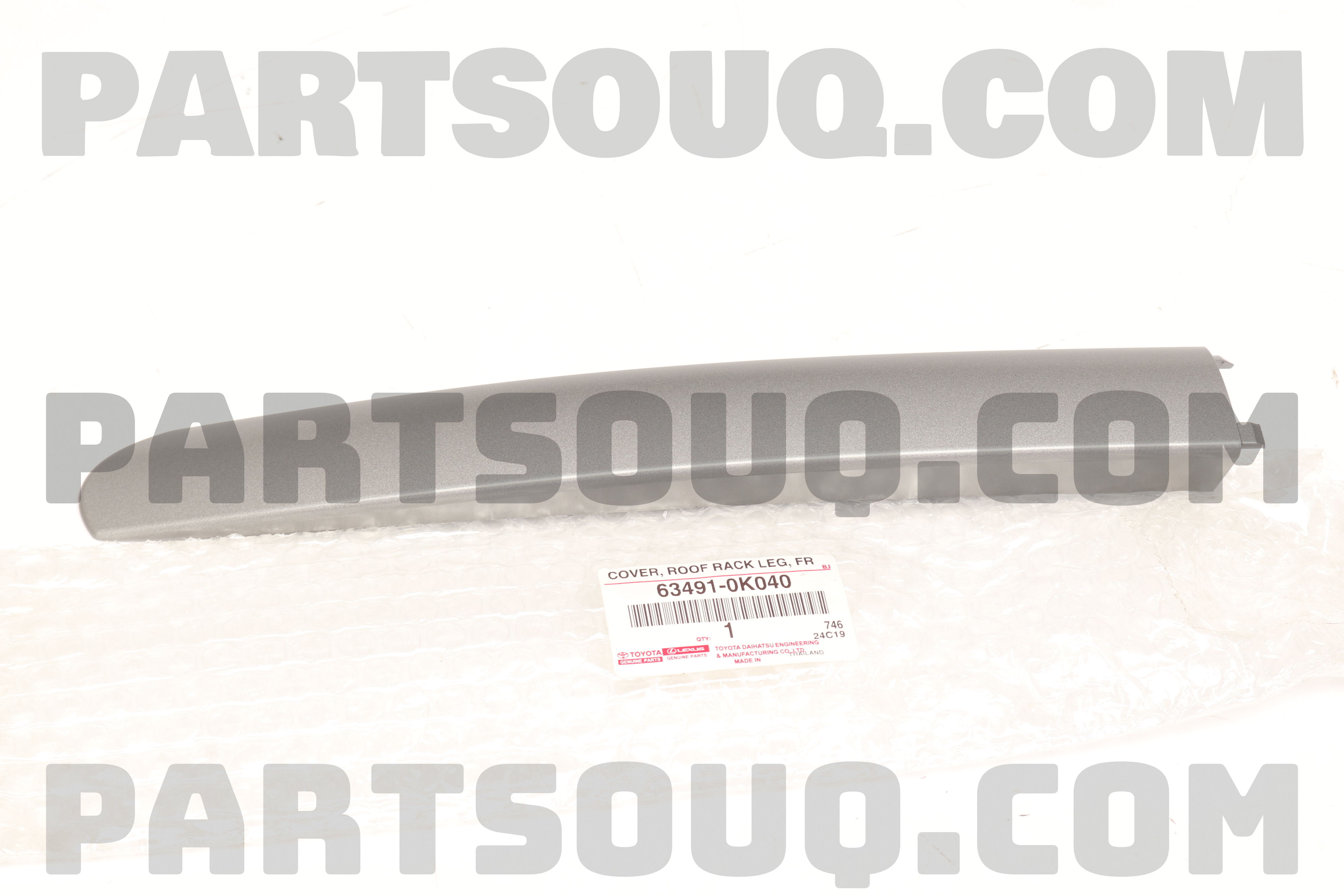 63491-42012 Genuine Toyota Roof Rack Leg Cover Front Right