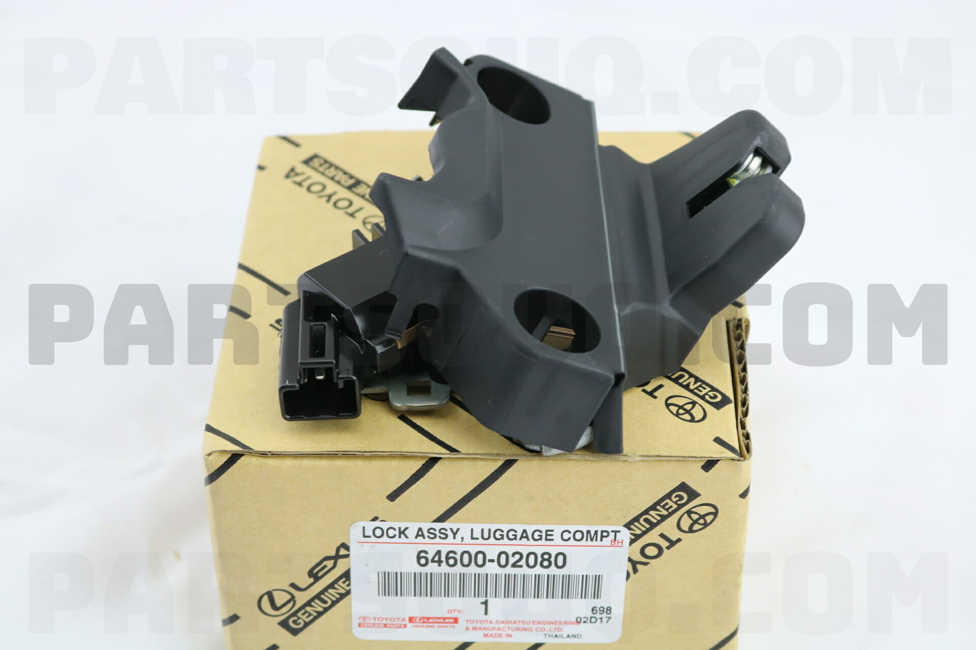 LOCK ASSY, LUGGAGE COMPARTMENT DOOR 6460002080 | Toyota