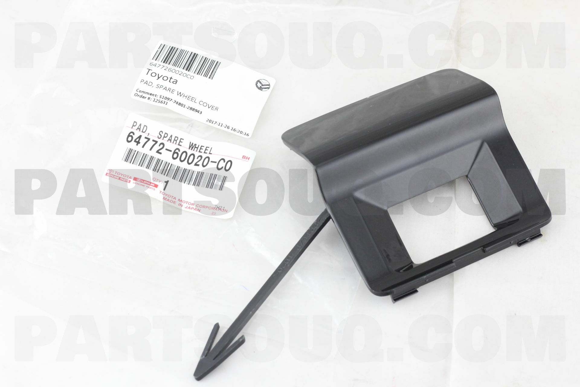 Toyota prado spare wheel shop hard cover genuine