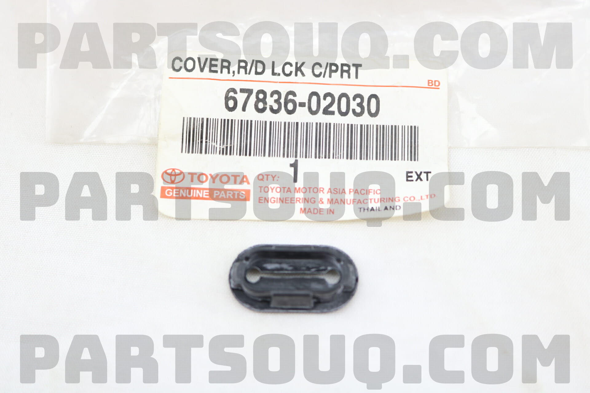 6783602030 COVER, REAR DOOR LOCK CHILD PROTEC