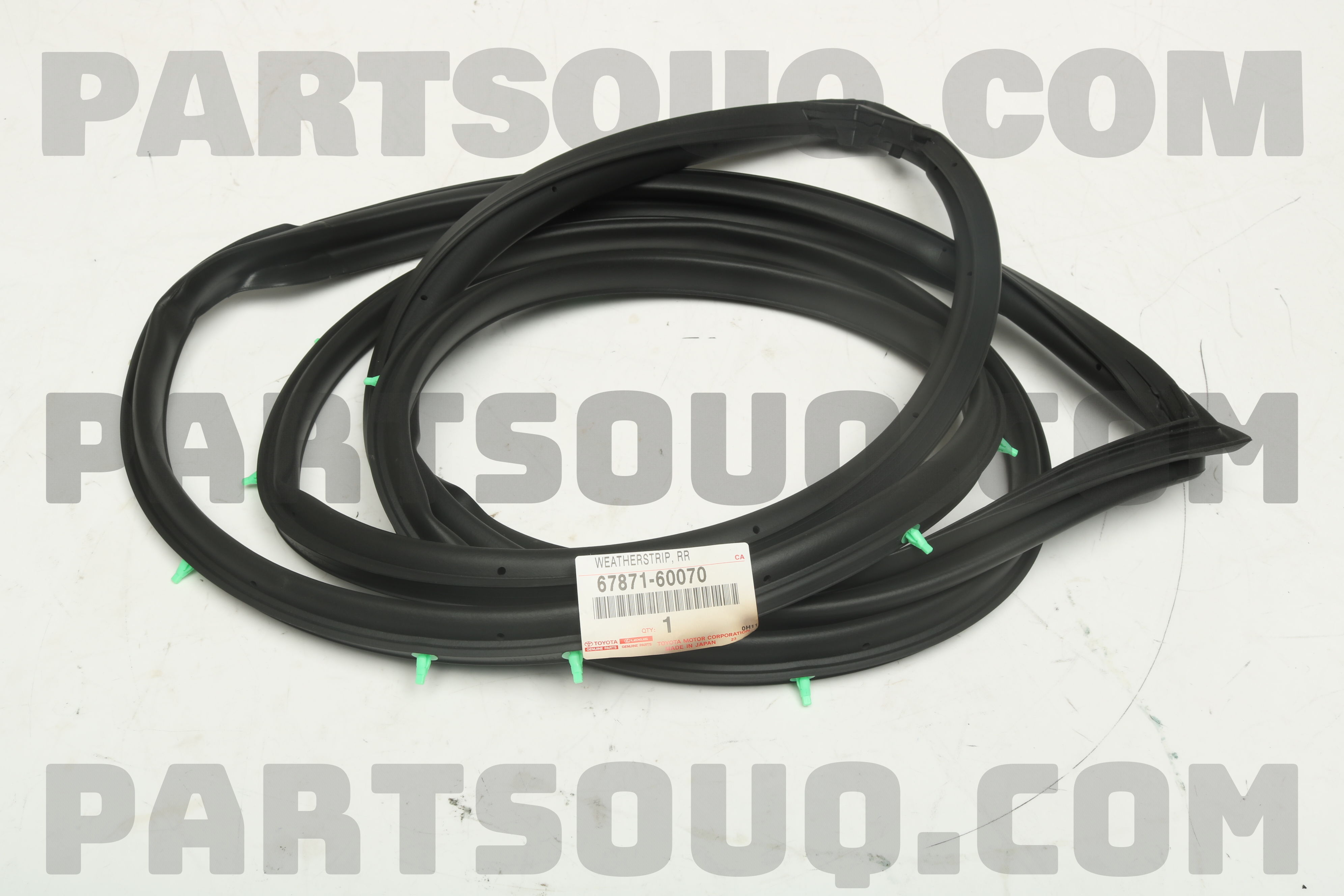 6787160070 WEATHERSTRIP, REAR DOOR, RH