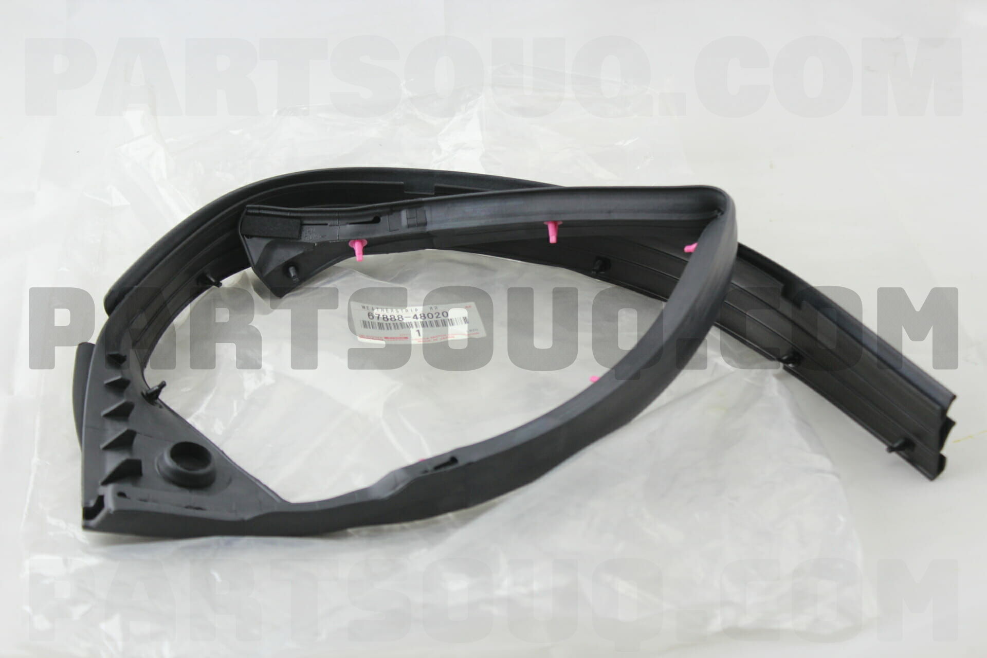 6788848020 Toyota WEATHERSTRIP, REAR DOOR, NO.2 LH