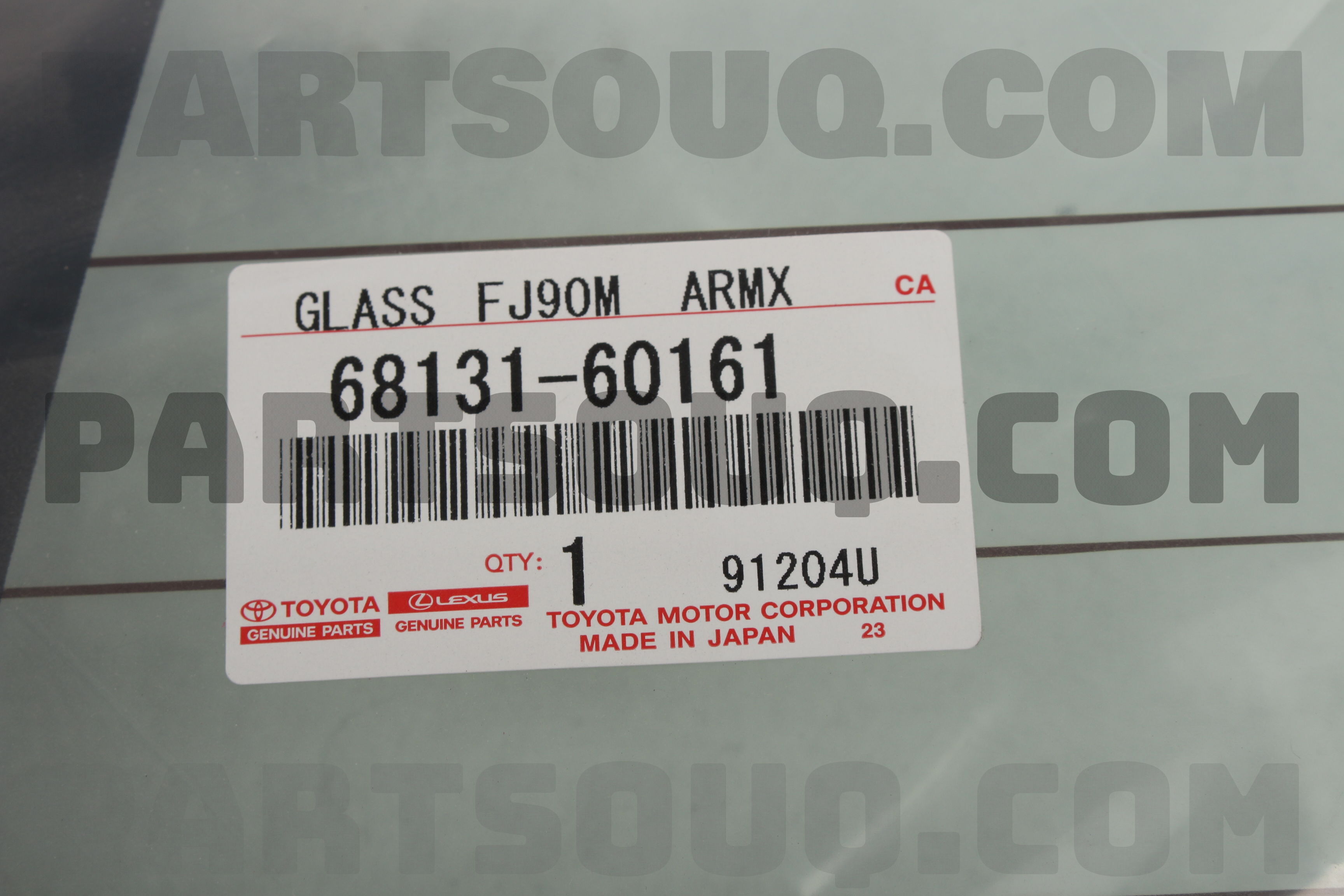 GLASS, BACK DOOR 6813160161 | Toyota Parts | PartSouq