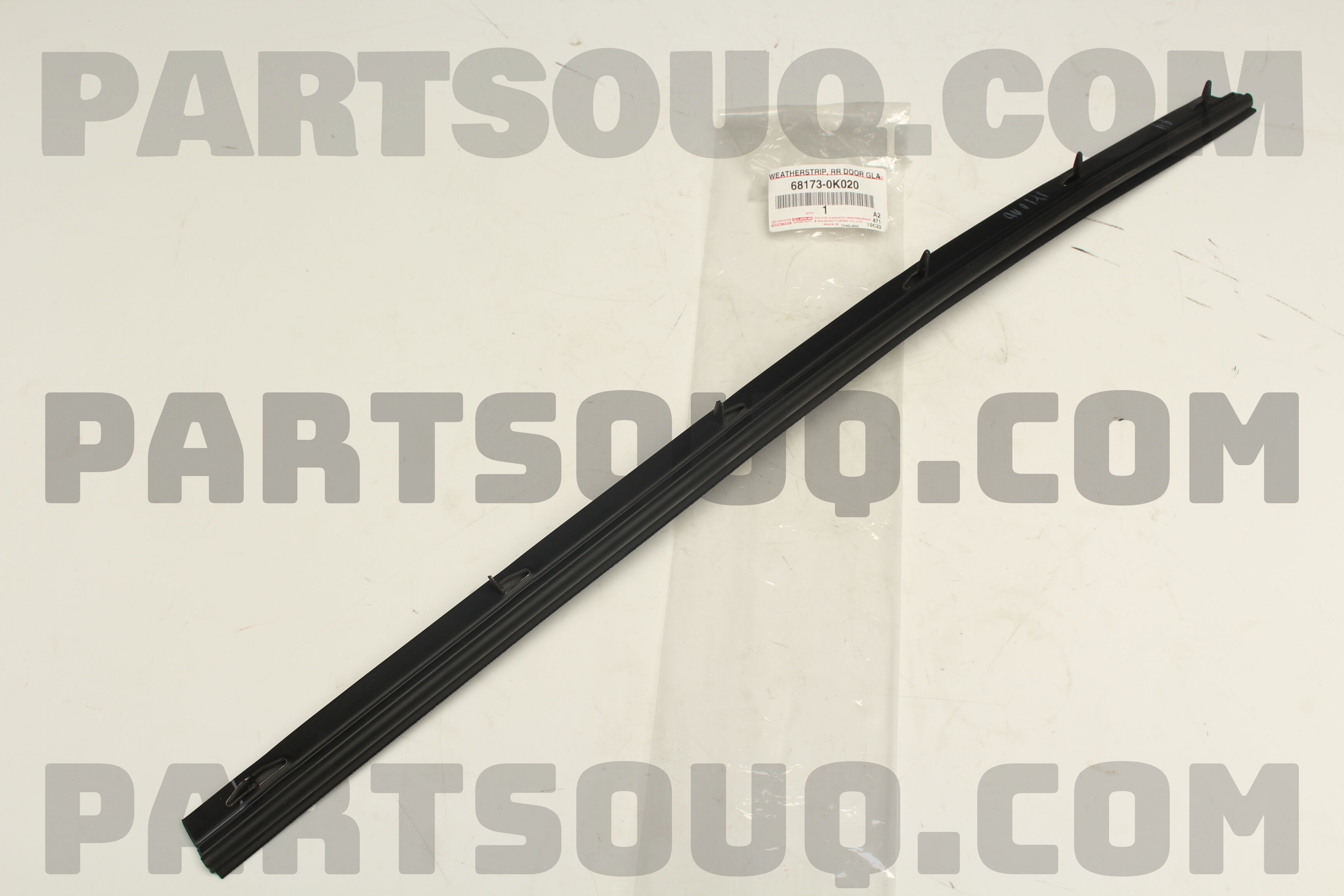 681730K020 WEATHERSTRIP, REAR DOOR GLASS, INN