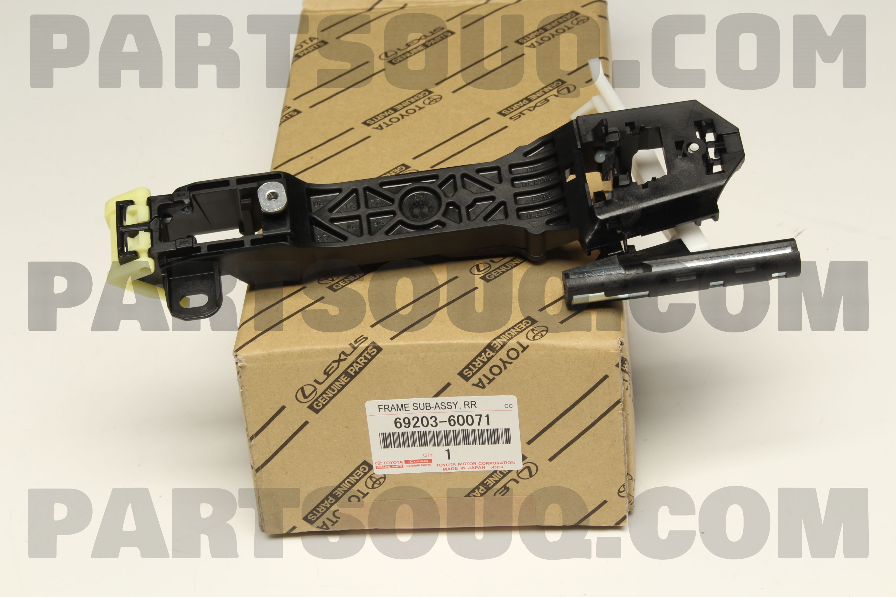 HANDLE SUB-ASSY, REAR DOOR INSIDE, RH 692058910702 | Toyota Parts ...