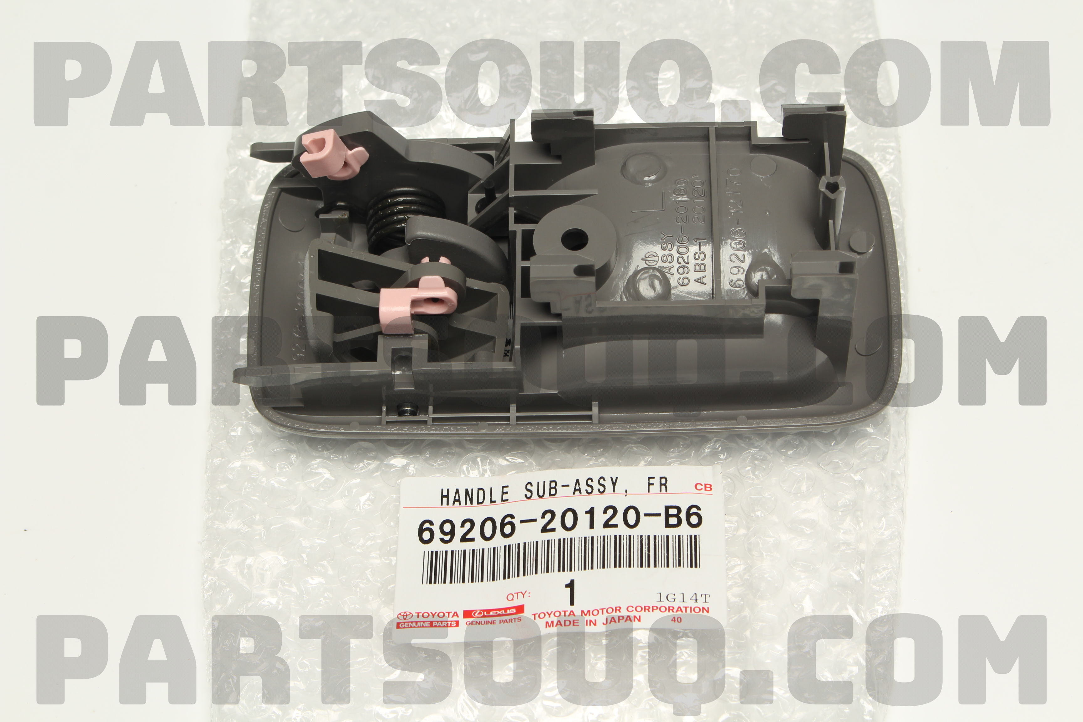 HANDLE SUB-ASSY, FRONT DOOR INSIDE, RH 6920512130P0 | Toyota Parts ...