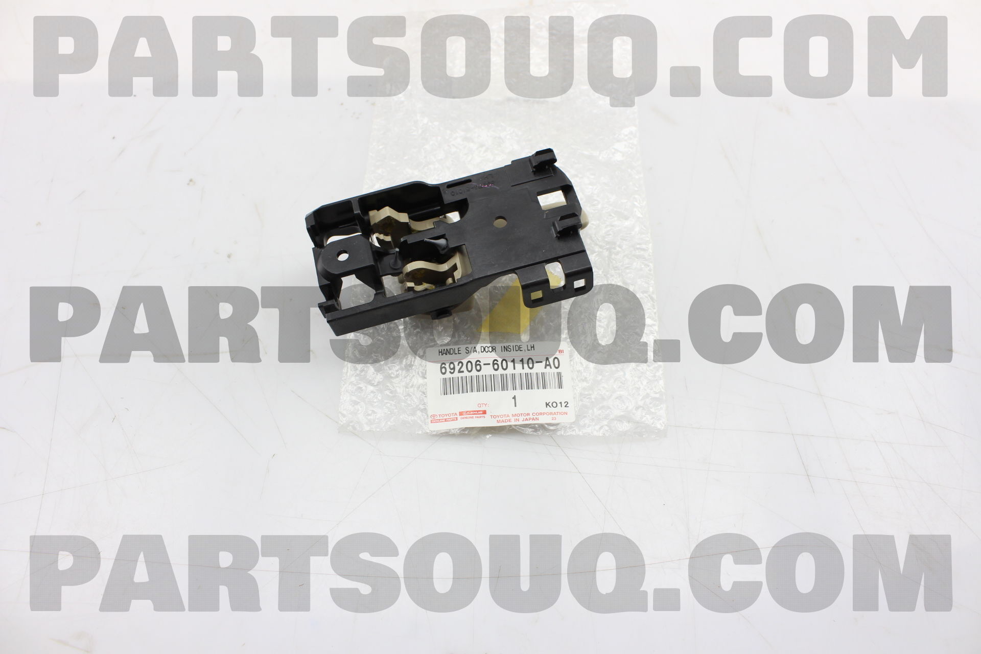 HANDLE SUB-ASSY, FRONT DOOR INSIDE, LH 6920660110A0 | Toyota Parts ...