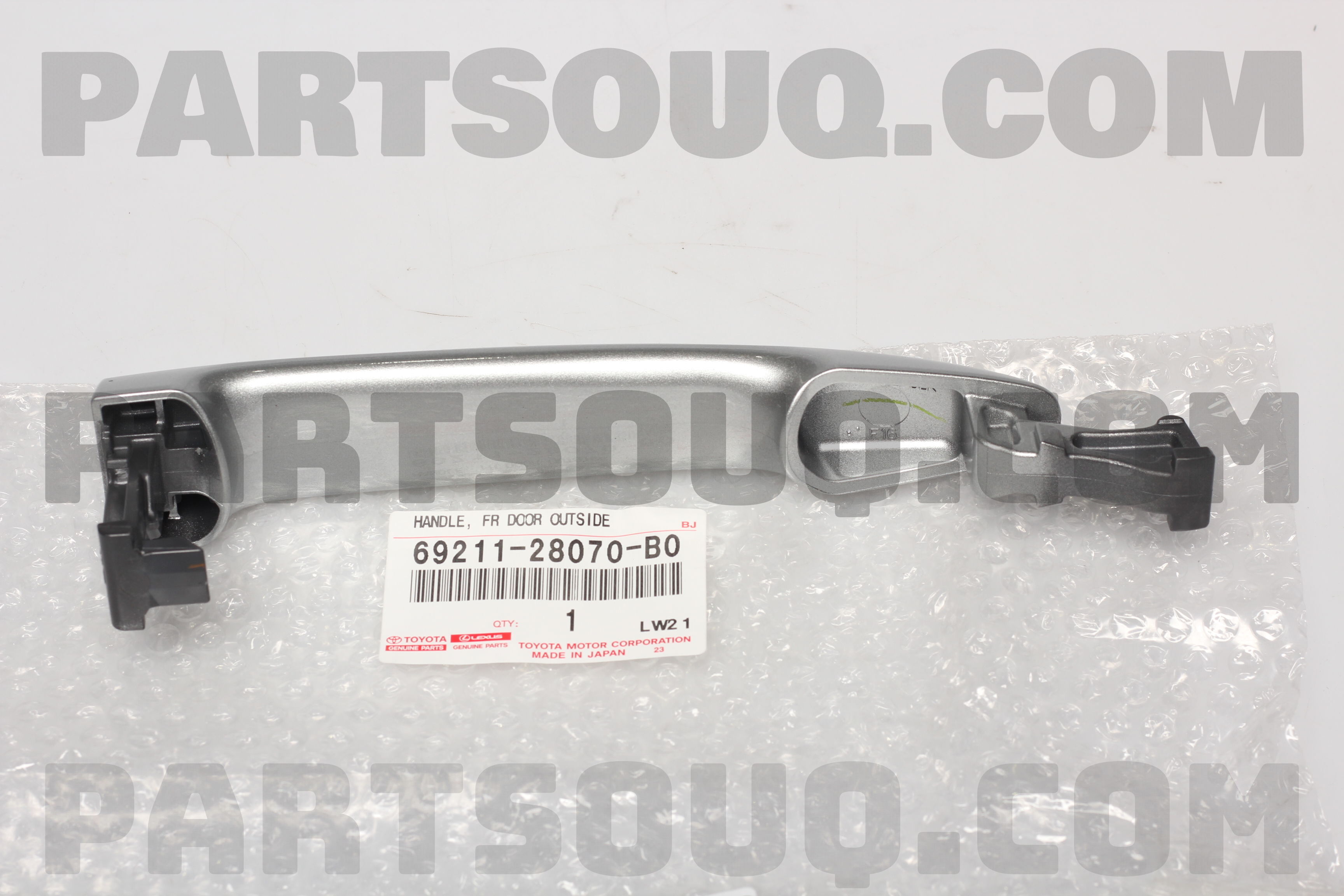 HANDLE ASSY, FRONT DOOR OUTSIDE, RH/LH 6921128070P2 | Toyota Parts ...