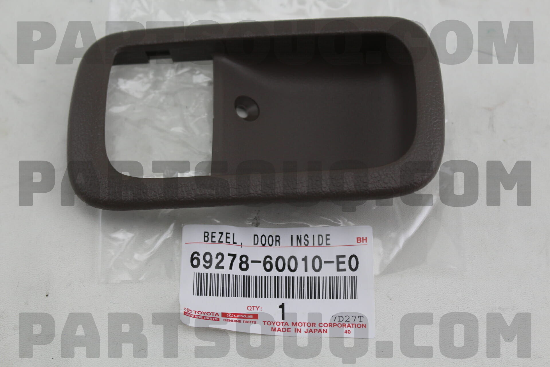 BEZEL, DOOR INSIDE HANDLE, LH 6927860010E0 | Toyota Parts | PartSouq