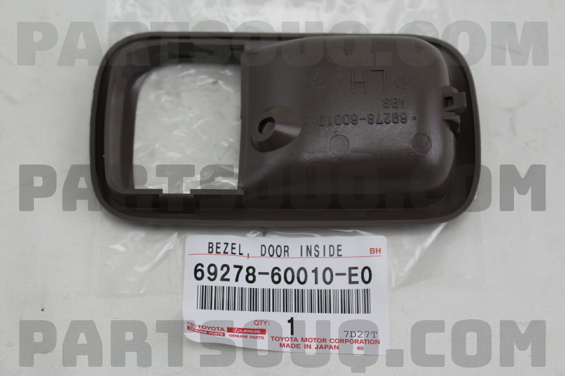 BEZEL, DOOR INSIDE HANDLE, LH 6927860010E0 | Toyota Parts | PartSouq
