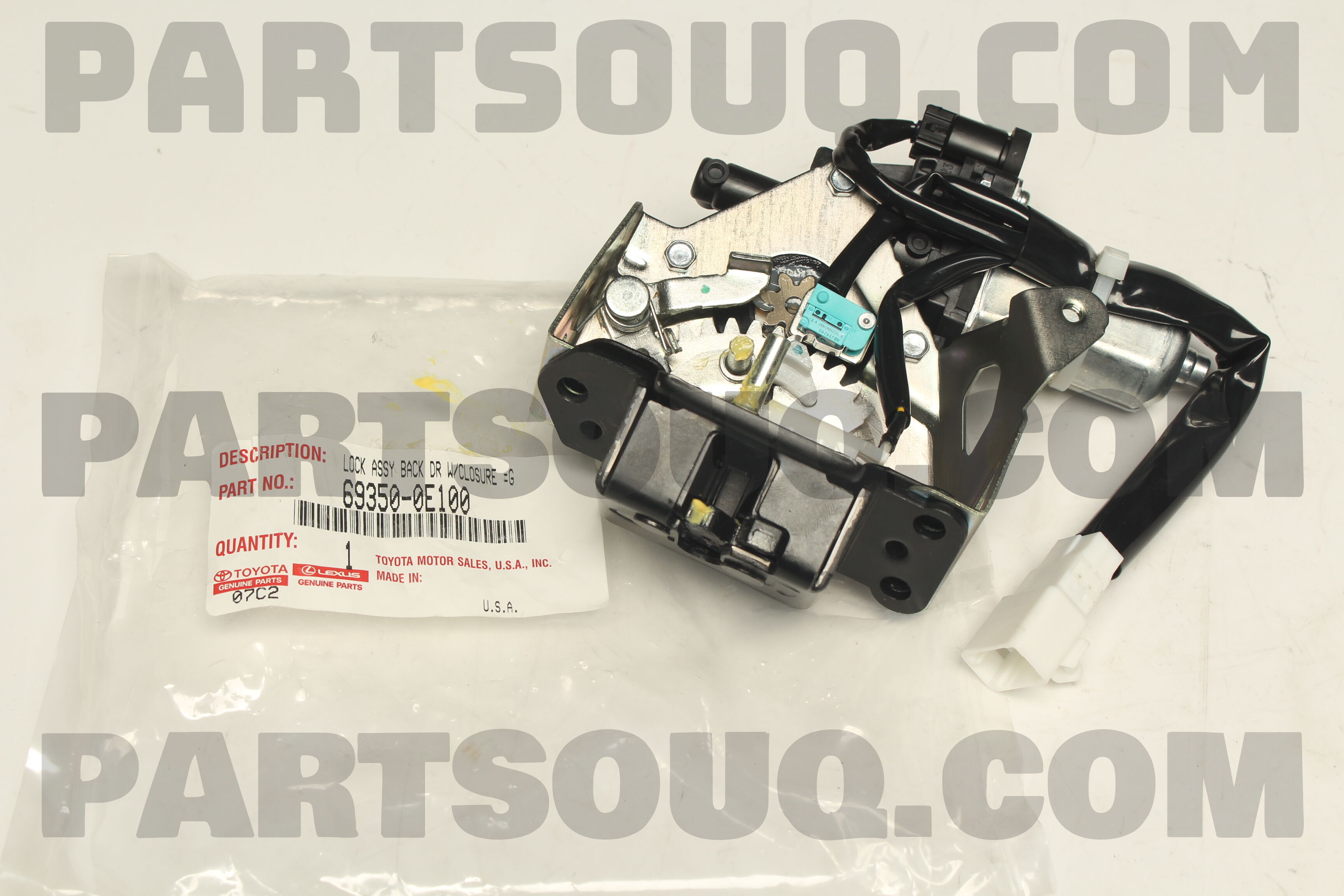 693500E100 LOCK ASSY, BACK DOOR