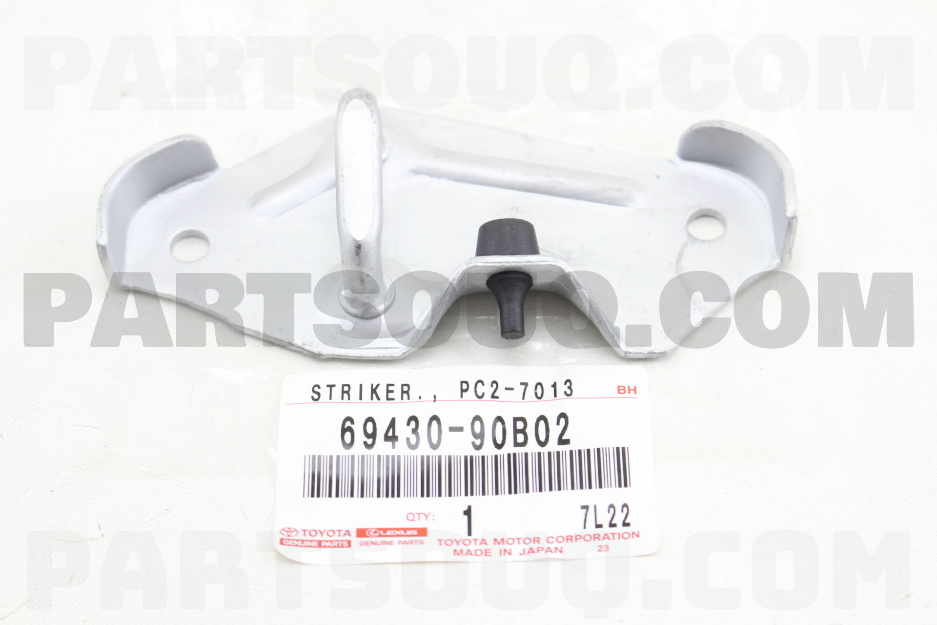 TOYOTA Genuine 72630-90A02 Seat Back Lock Sub Assembly