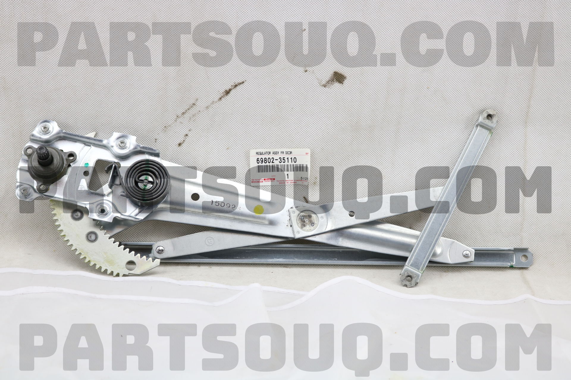 REGULATOR SUB-ASSY, FRONT DOOR WINDOW, LH 6980235110 | Toyota Parts ...