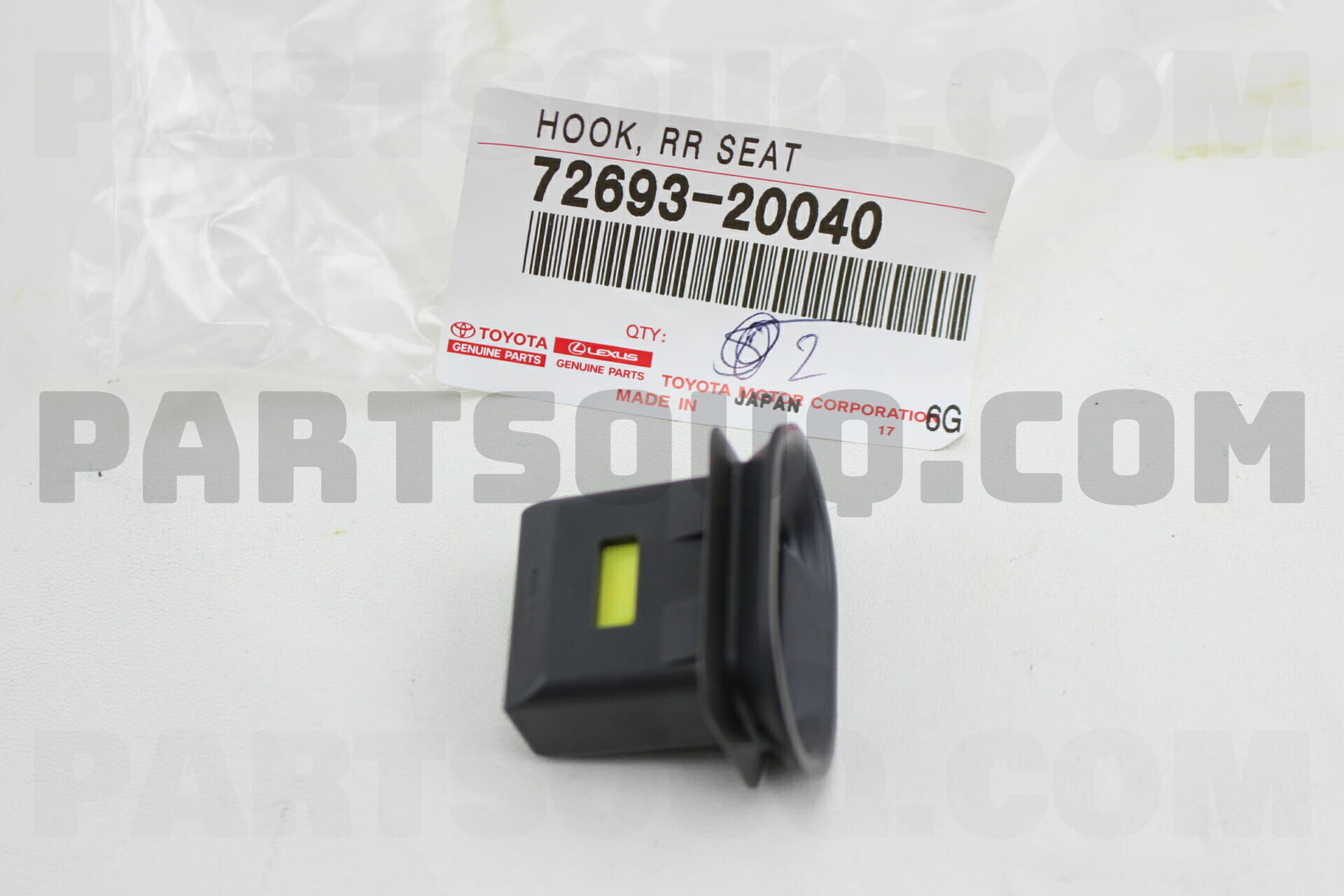 TOYOTA Genuine 72640-0D150 Seat Back Lock Assembly 