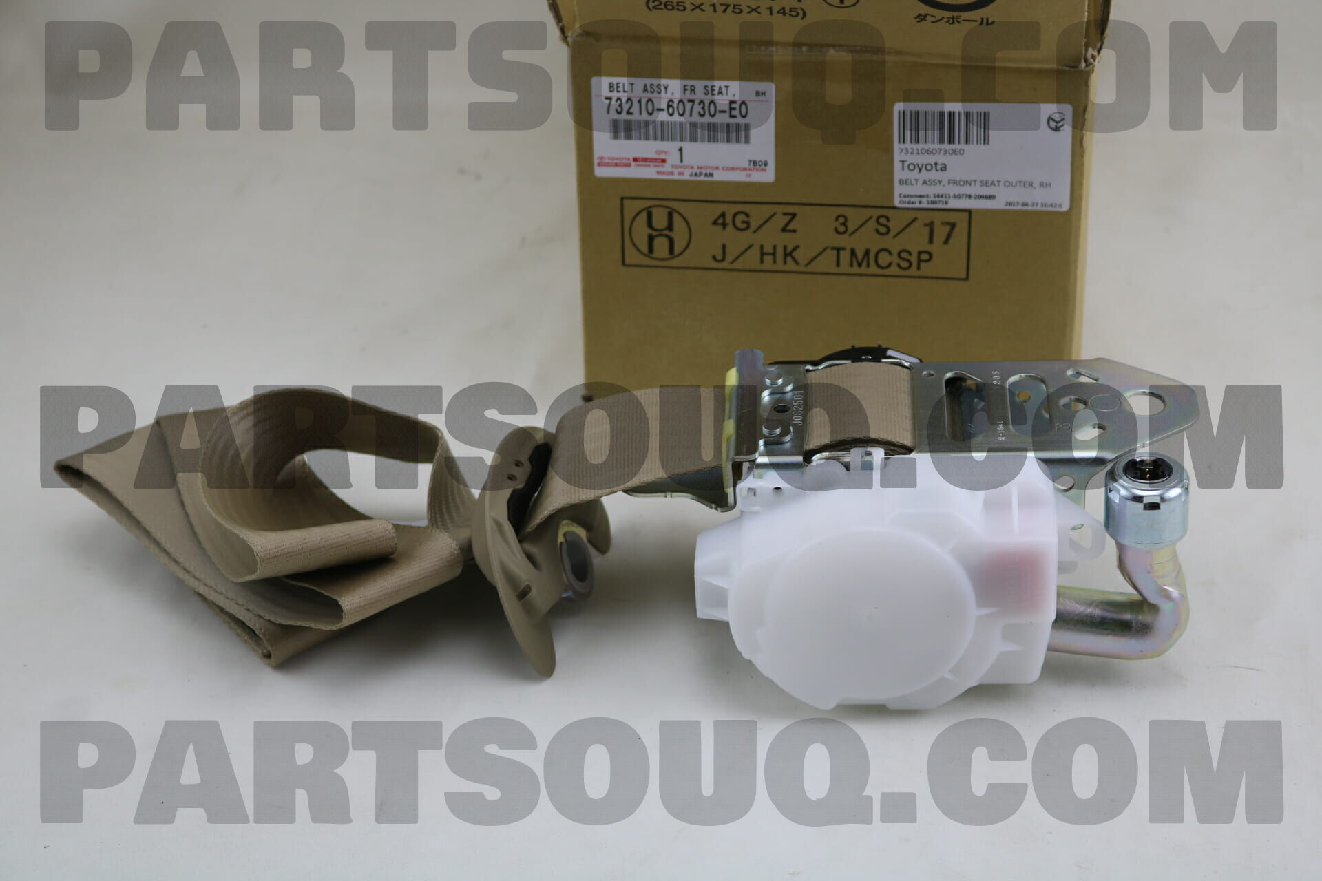 BELT ASSY, FRONT SEAT OUTER, RH 7321060731E0 | Toyota Parts | PartSouq