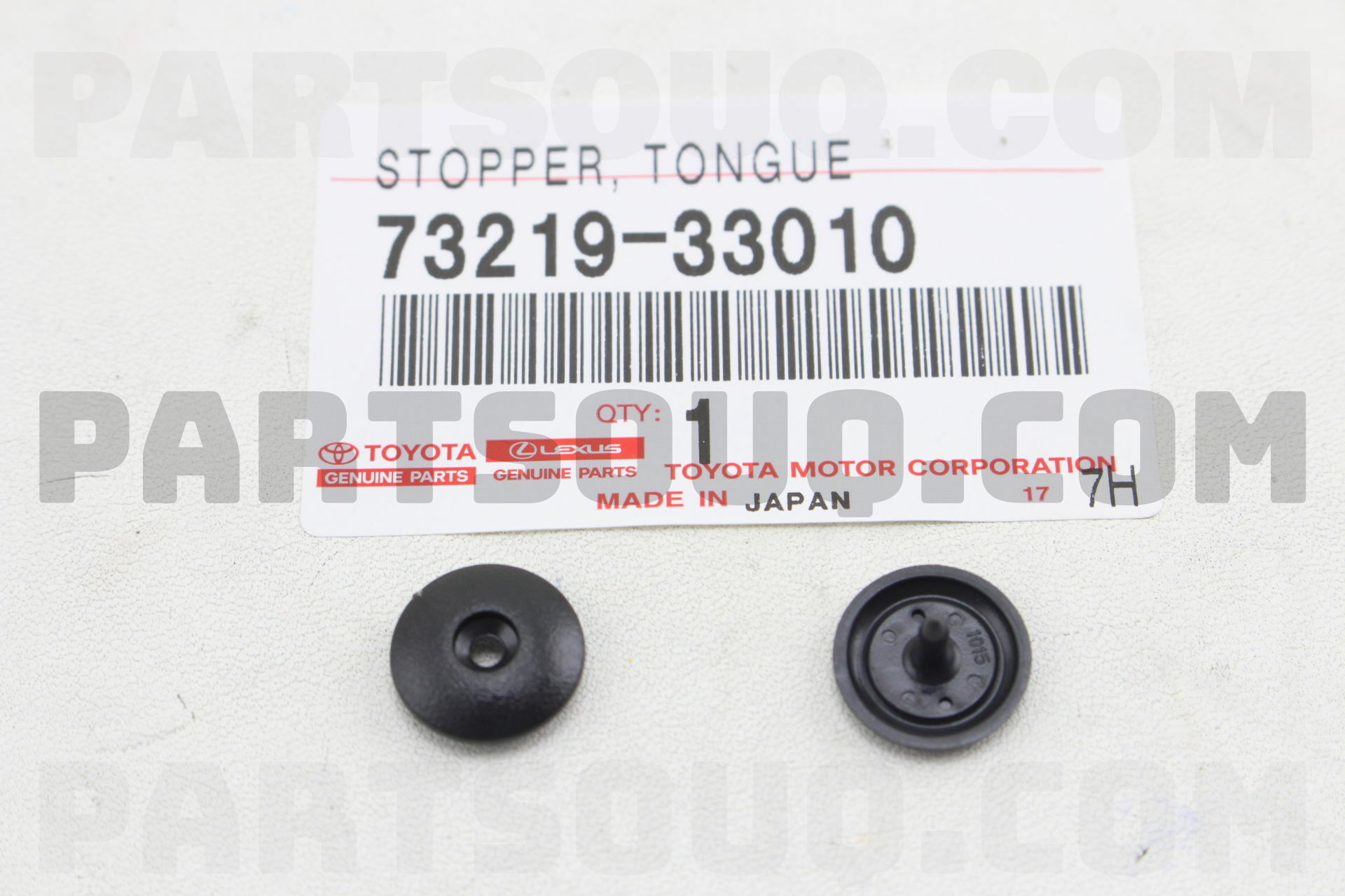 7321933010 Toyota STOPPER, TONGUE PLATE