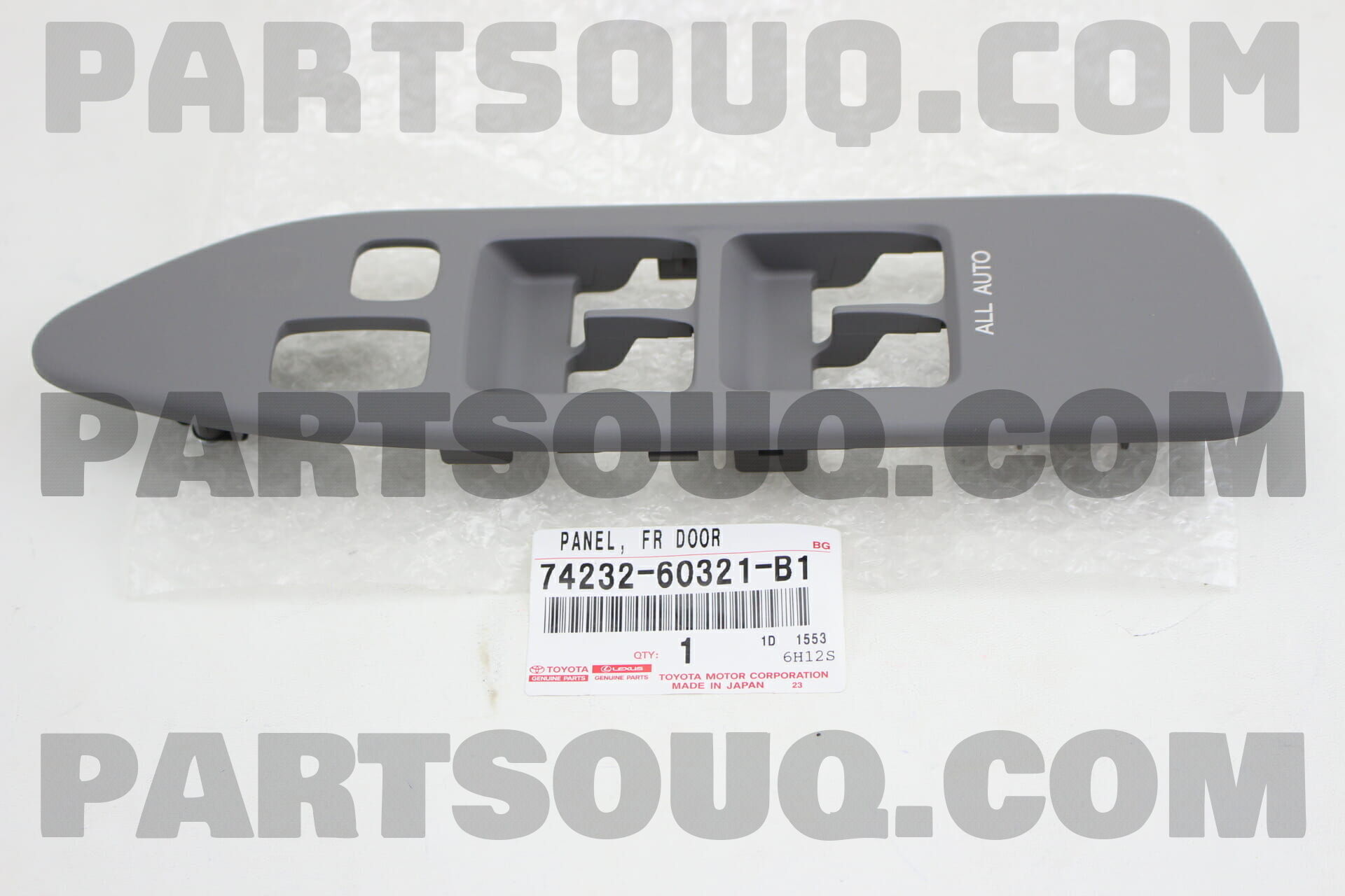 PANEL SUB-ASSY, FRONT ARMREST BASE, UPPER LH 7423260321B1 | Toyota