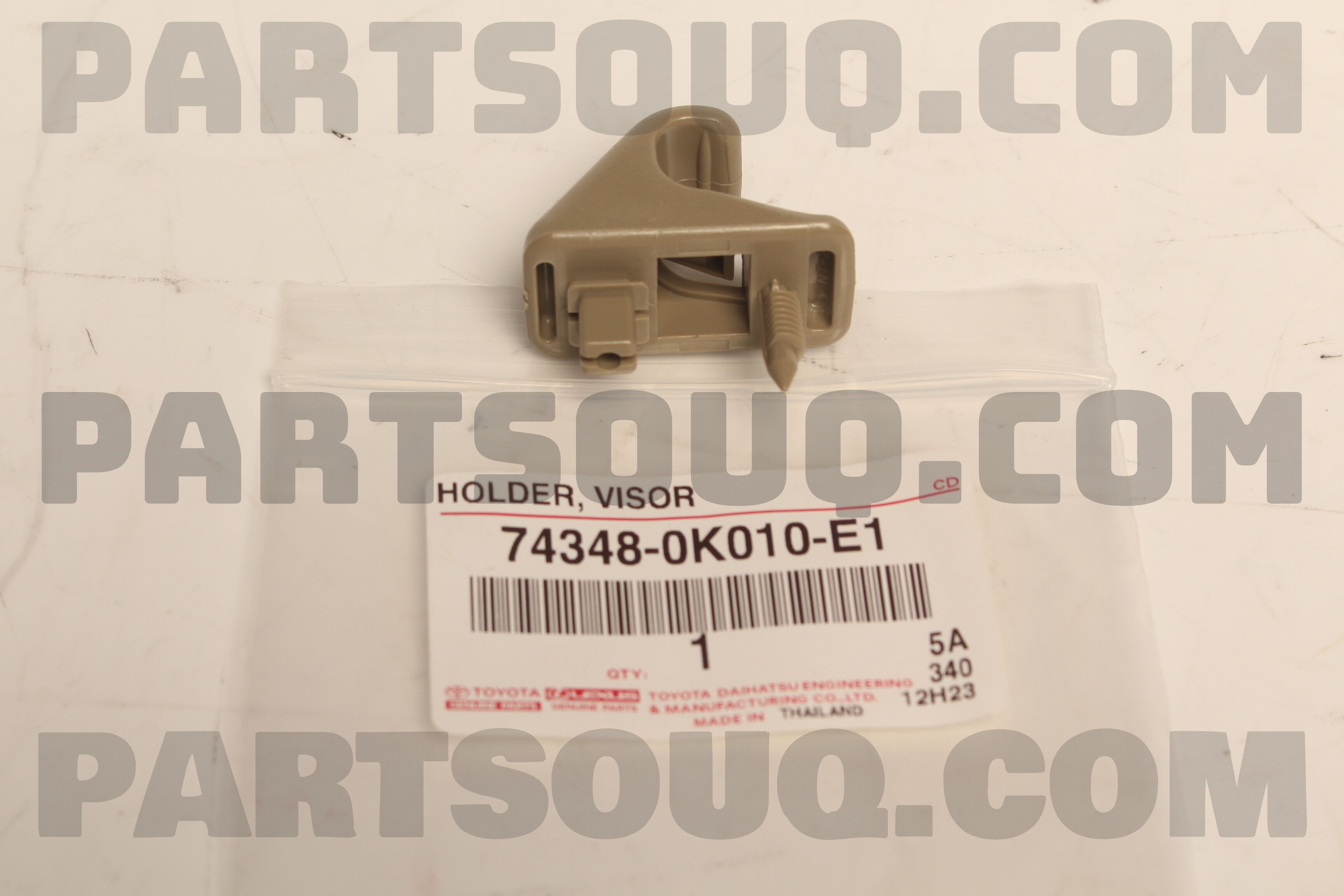 HOLDER VISOR RH LH 743480K010E1 Toyota Parts PartSouq