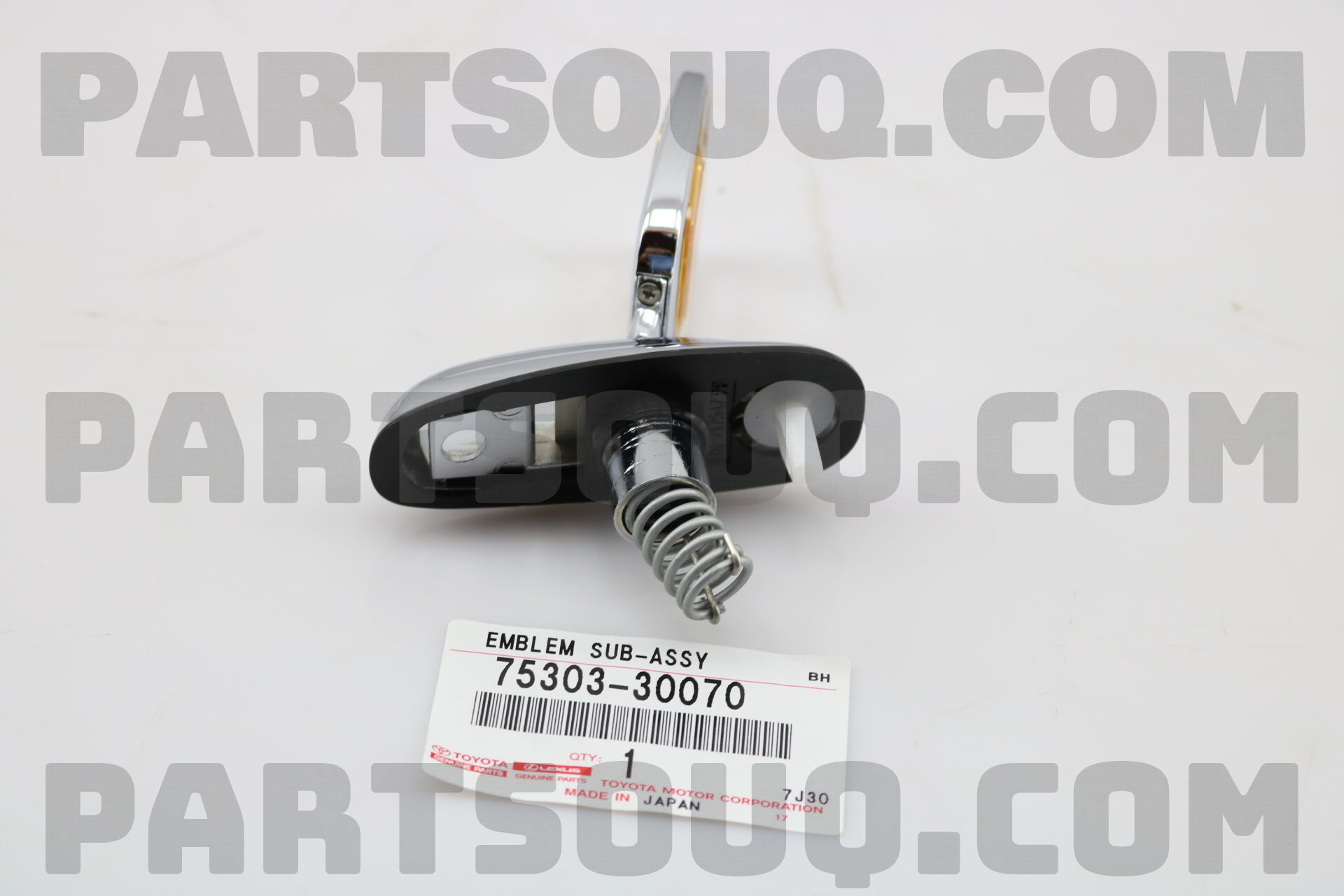 EMBLEM SUB-ASSY, HOOD 7530330070 | Toyota Parts | PartSouq