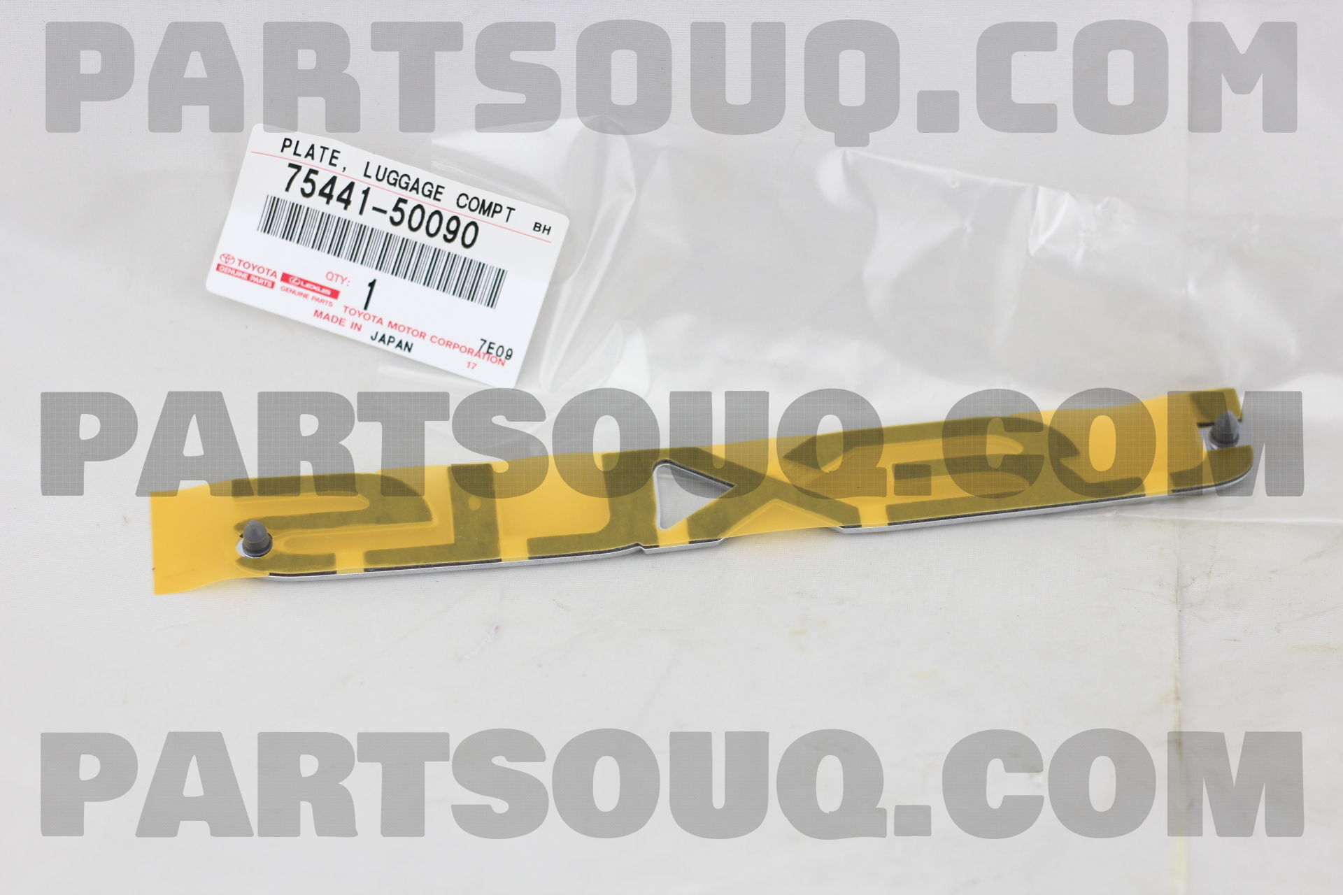 PLATE, LUGGAGE COMPARTMENT DOOR NAME, NO.1 7544150090 | Toyota